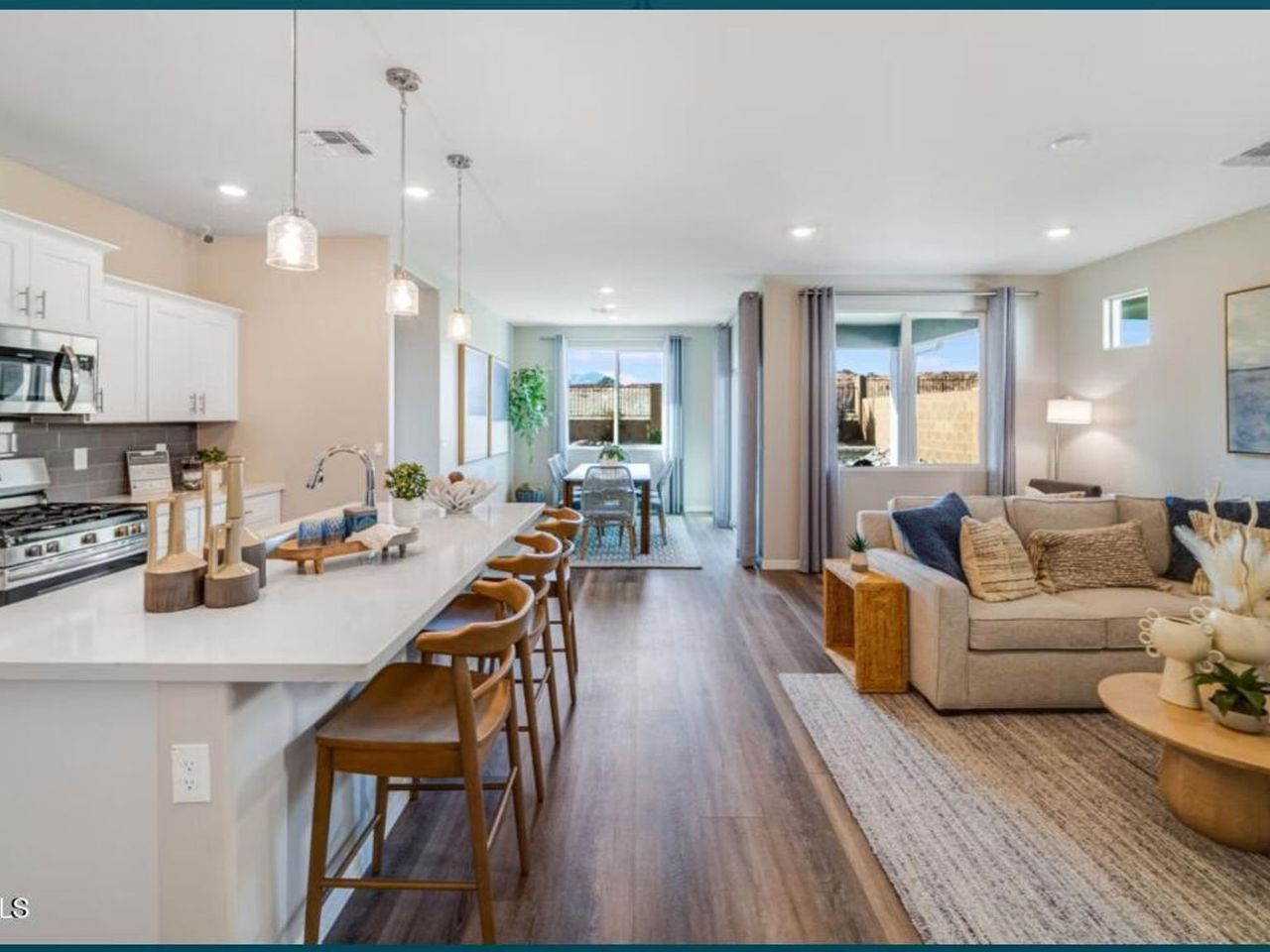 Furnished interior view inside a new home in South Ranch Destination Collection, Prescott (Image 2).