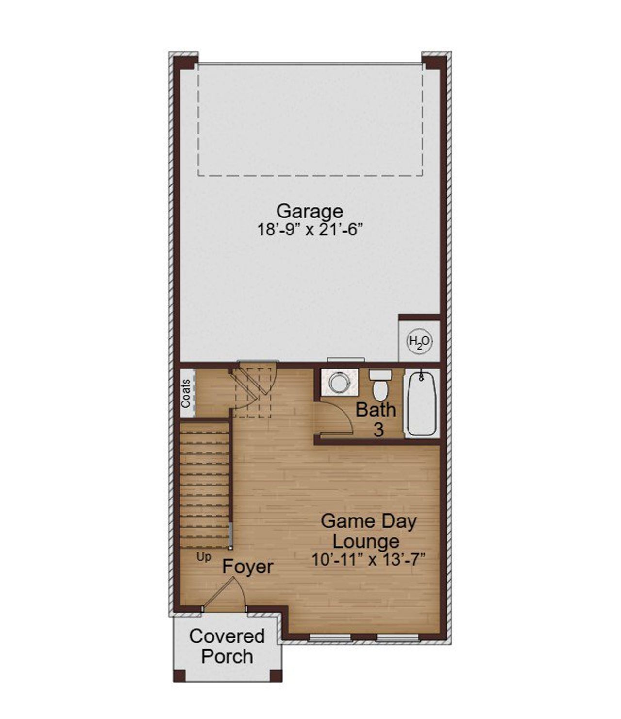 2D floor plan layout for the Winslow by McKinley Homes in Town Center Overlook, Norcross, GA (Image 2). 2D floor plan layout for the Winslow by McKinley Homes in Town Center Overlook, Norcross, GA (Image 2).