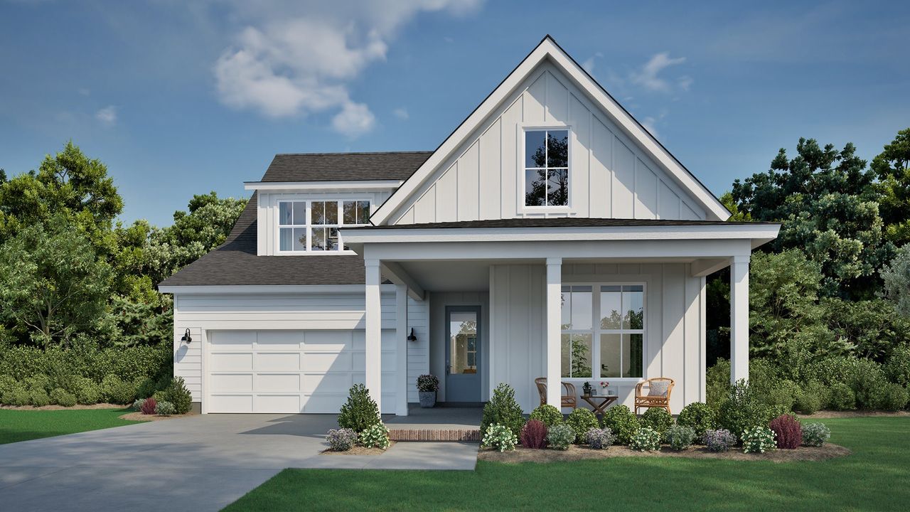 Representative exterior photo of a completed home built from the The Somis II by New Leaf Builders in East Lake, Leland, NC (Image 2).
