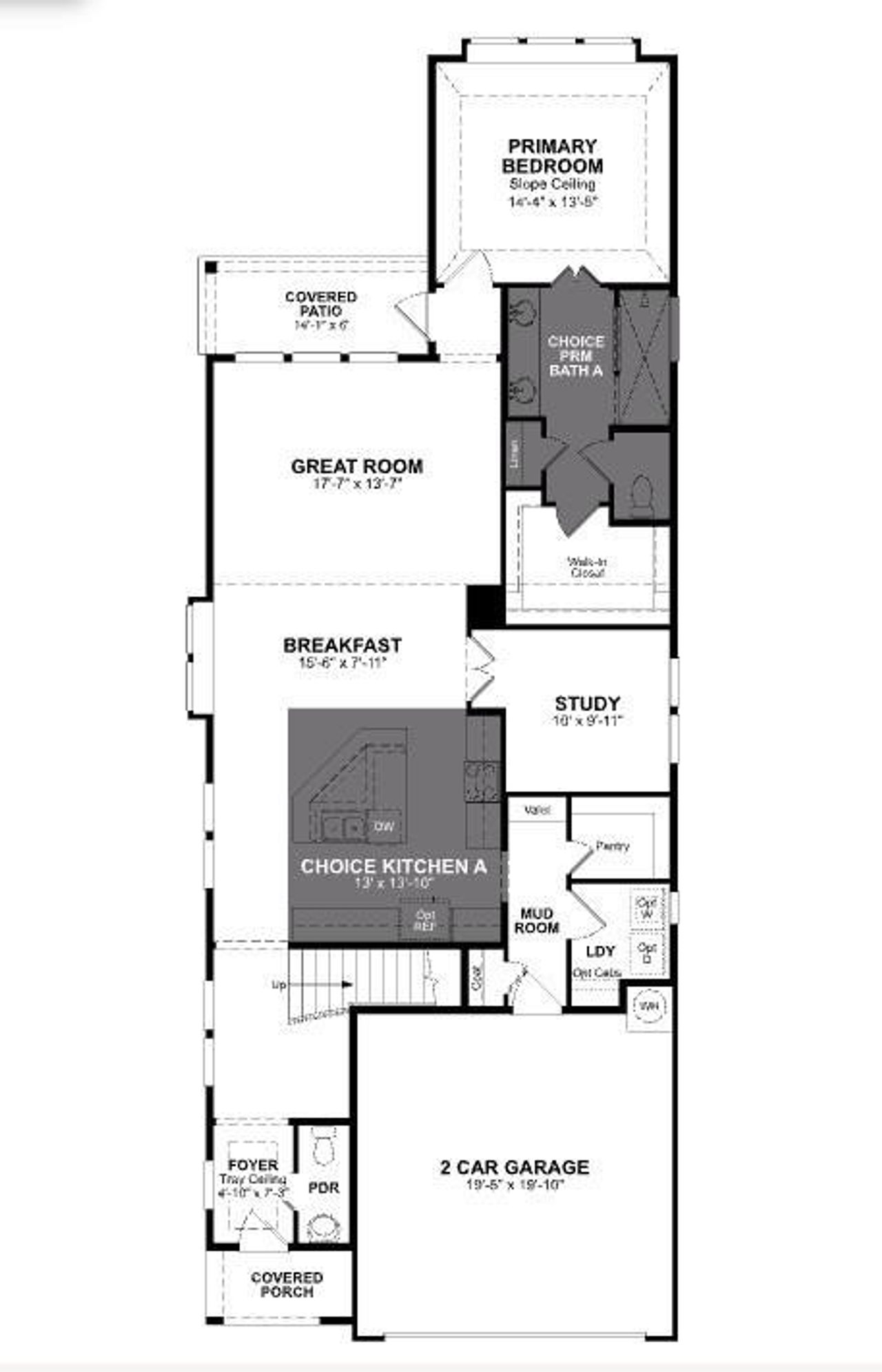 2D floor plan layout of this home in Jubilee, Hockley, TX (Image 2).