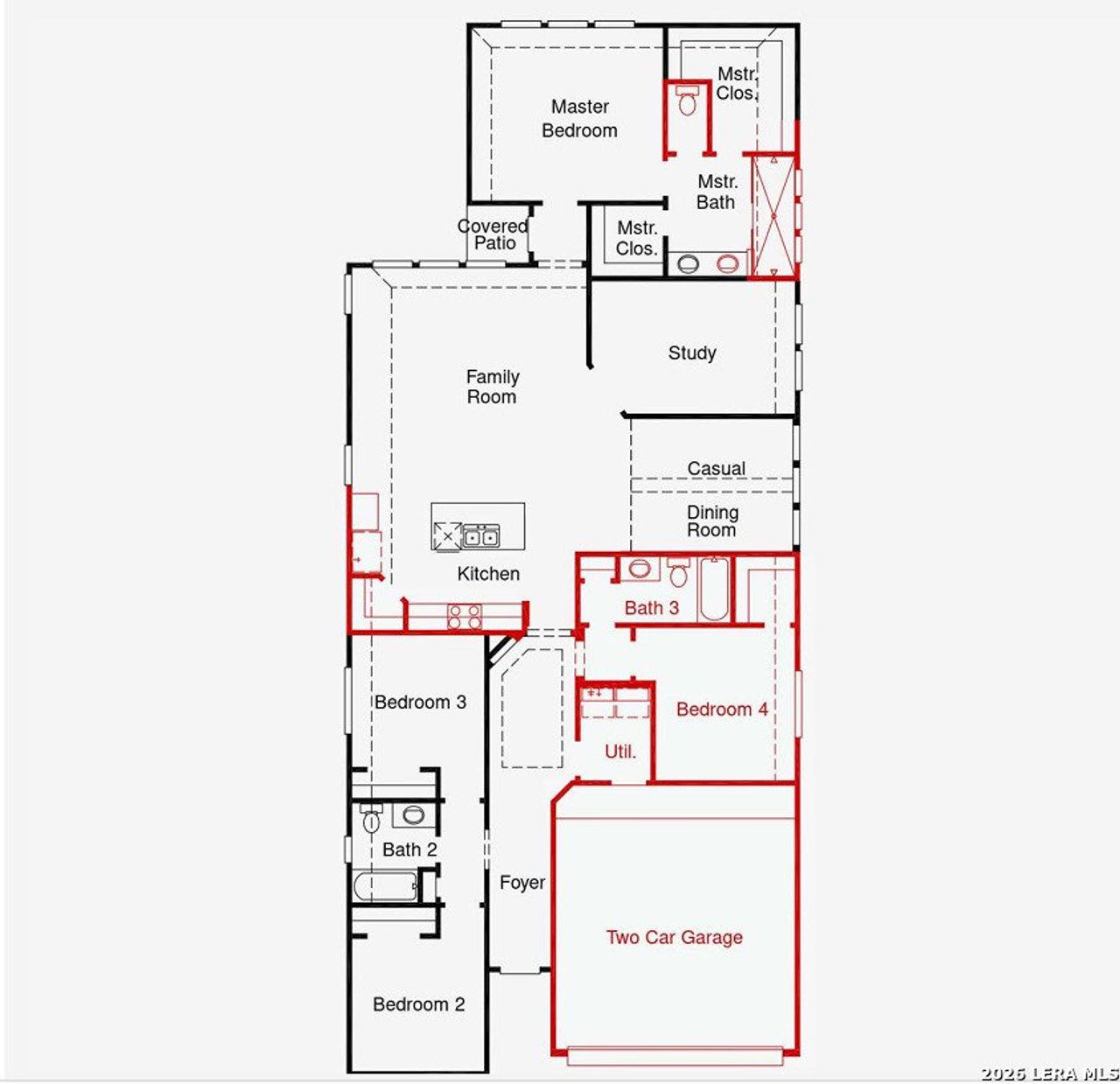 2D floor plan layout of this home in Stillwater Ranch, San Antonio, TX (Image 2). 2D floor plan layout of this home in Stillwater Ranch, San Antonio, TX (Image 2).