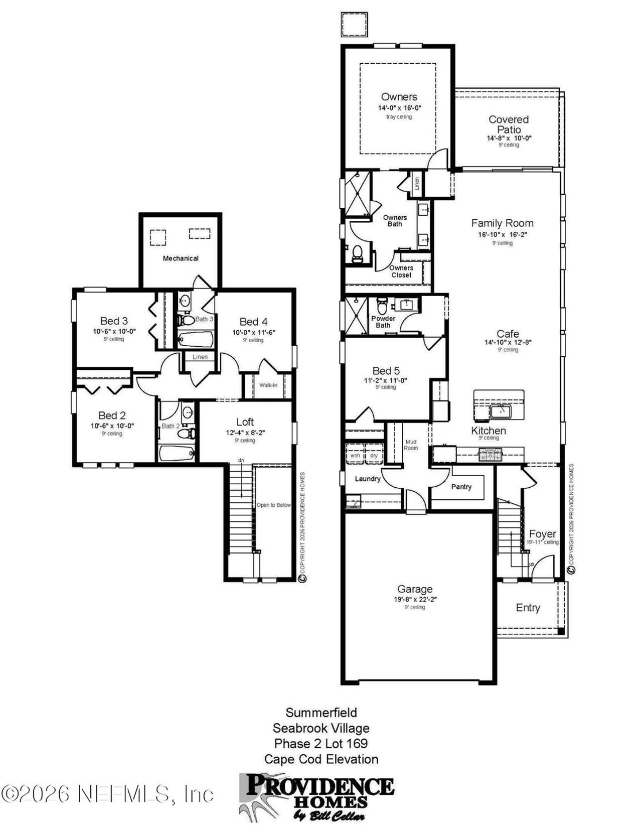 2D floor plan layout of this home in , Ponte Vedra, FL (Image 2).