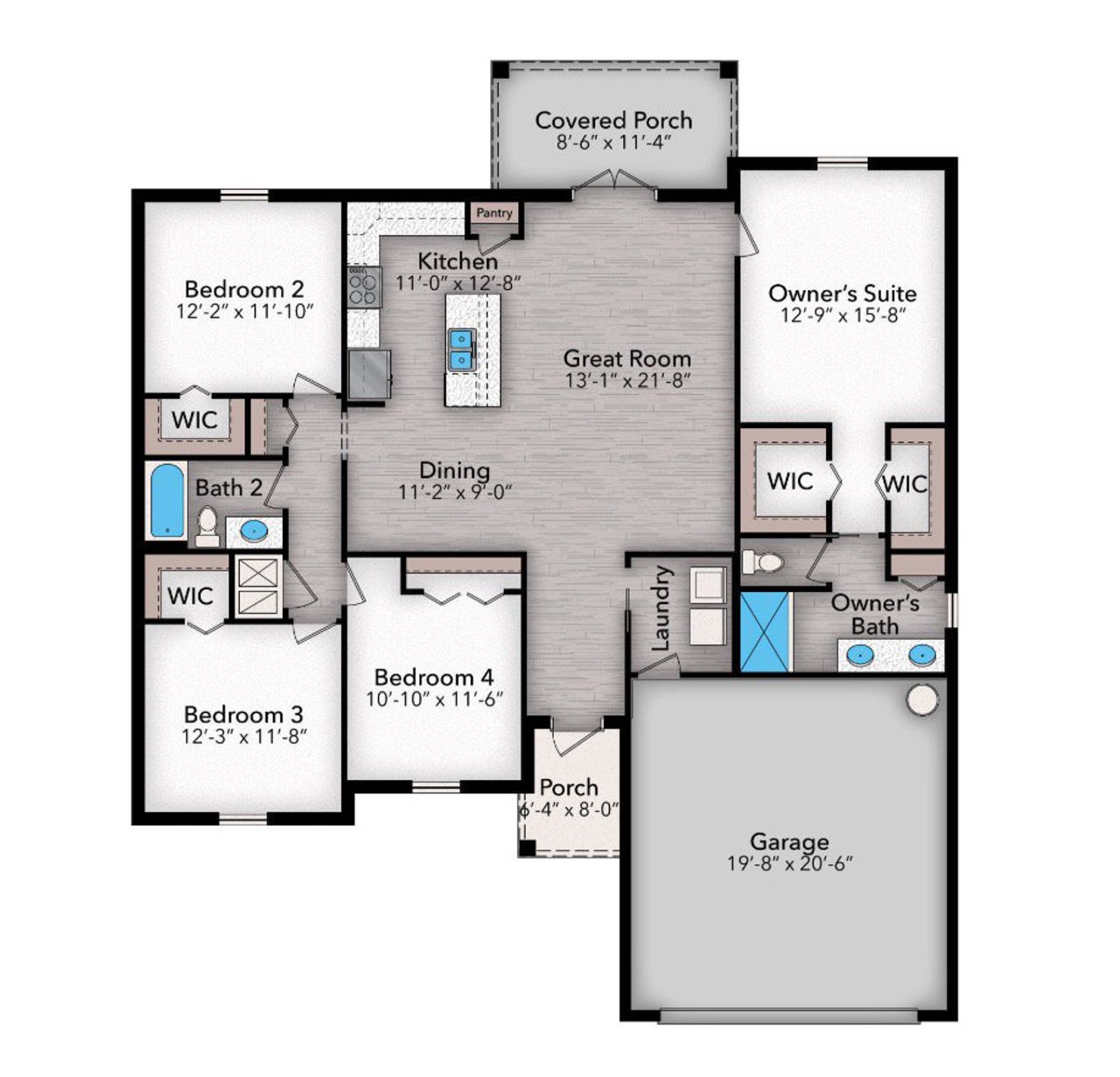 Image 2 representing the Savoy by Price Family Homes in Greater Palm Bay, Palm Bay, FL.