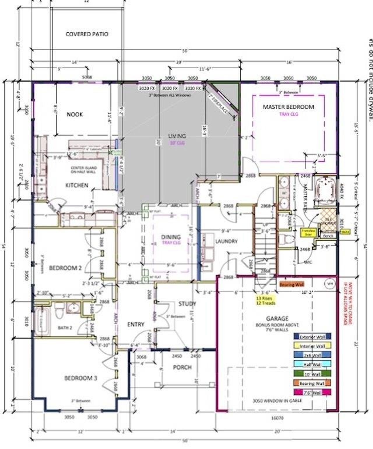 2D floor plan layout of this home in Mills Gin, Campobello, SC (Image 2).