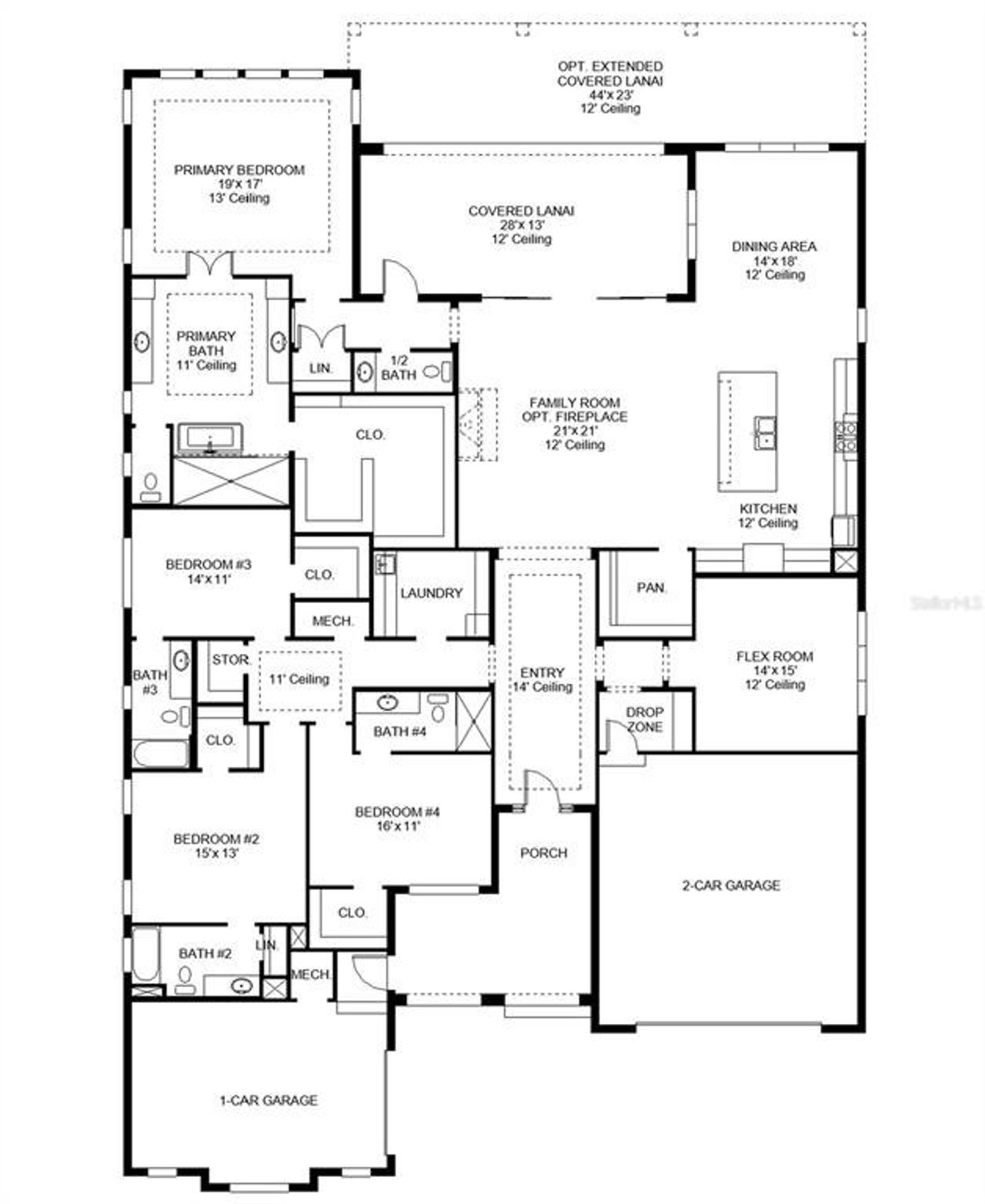 2D floor plan layout of this home in Star Farms at Lakewood Ranch, Bradenton, FL (Image 2). 2D floor plan layout of this home in Star Farms at Lakewood Ranch, Bradenton, FL (Image 2).