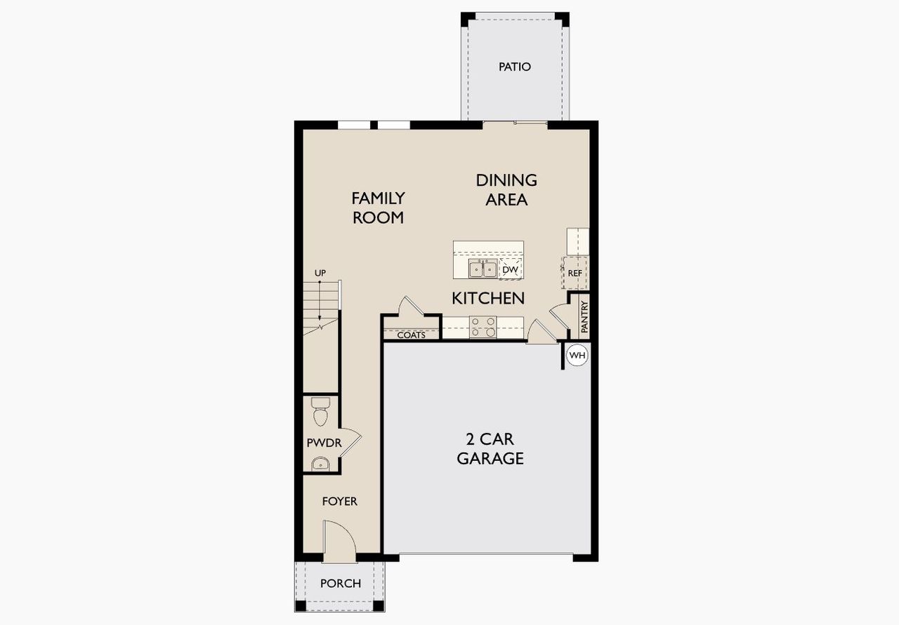 2D floor plan layout of this home in Landings at Mount Olive, Polk City, FL (Image 2). 2D floor plan layout of this home in Landings at Mount Olive, Polk City, FL (Image 2).