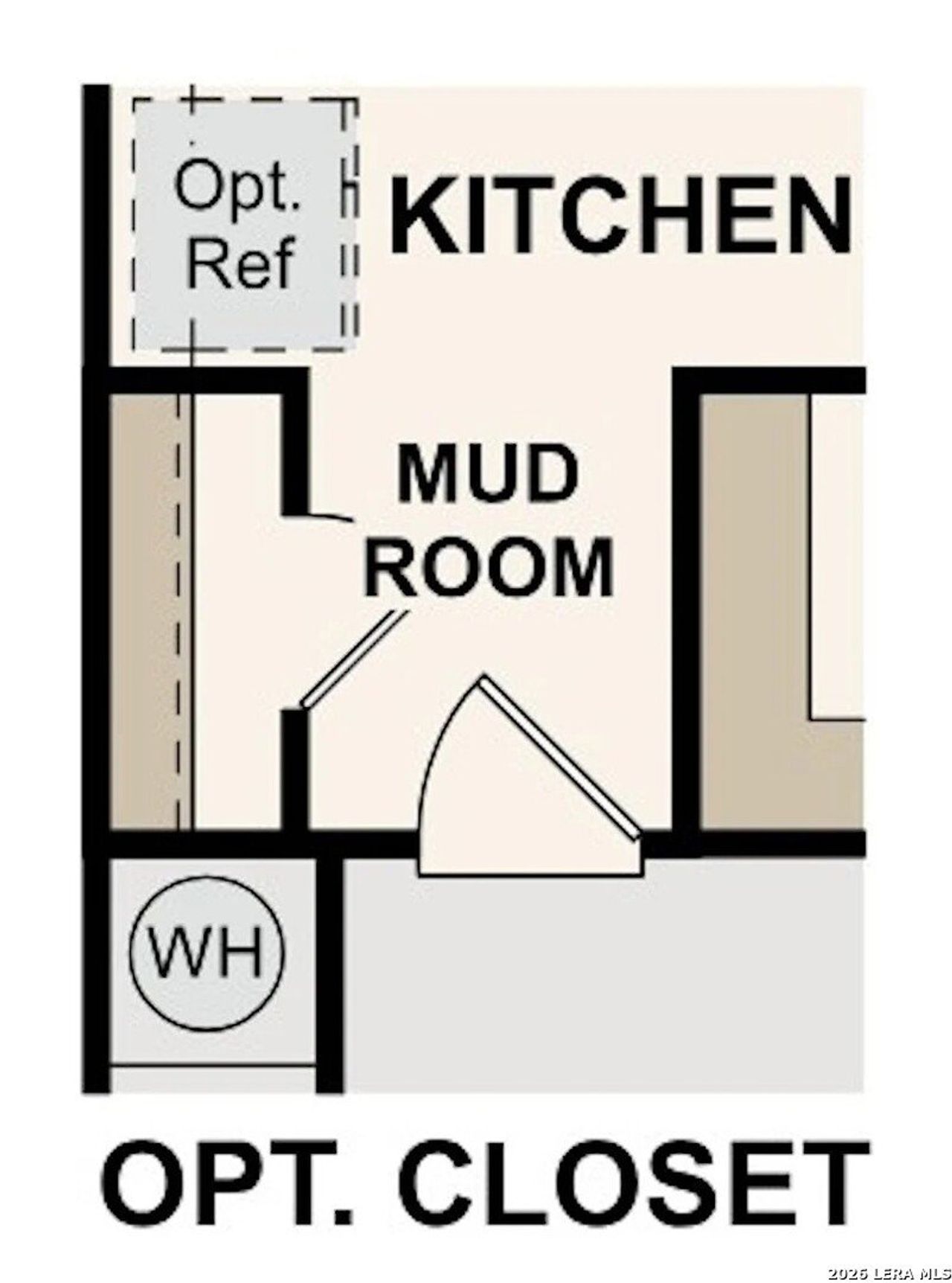 2D floor plan layout of this home in Rosemont Hill, San Antonio, TX (Image 2).