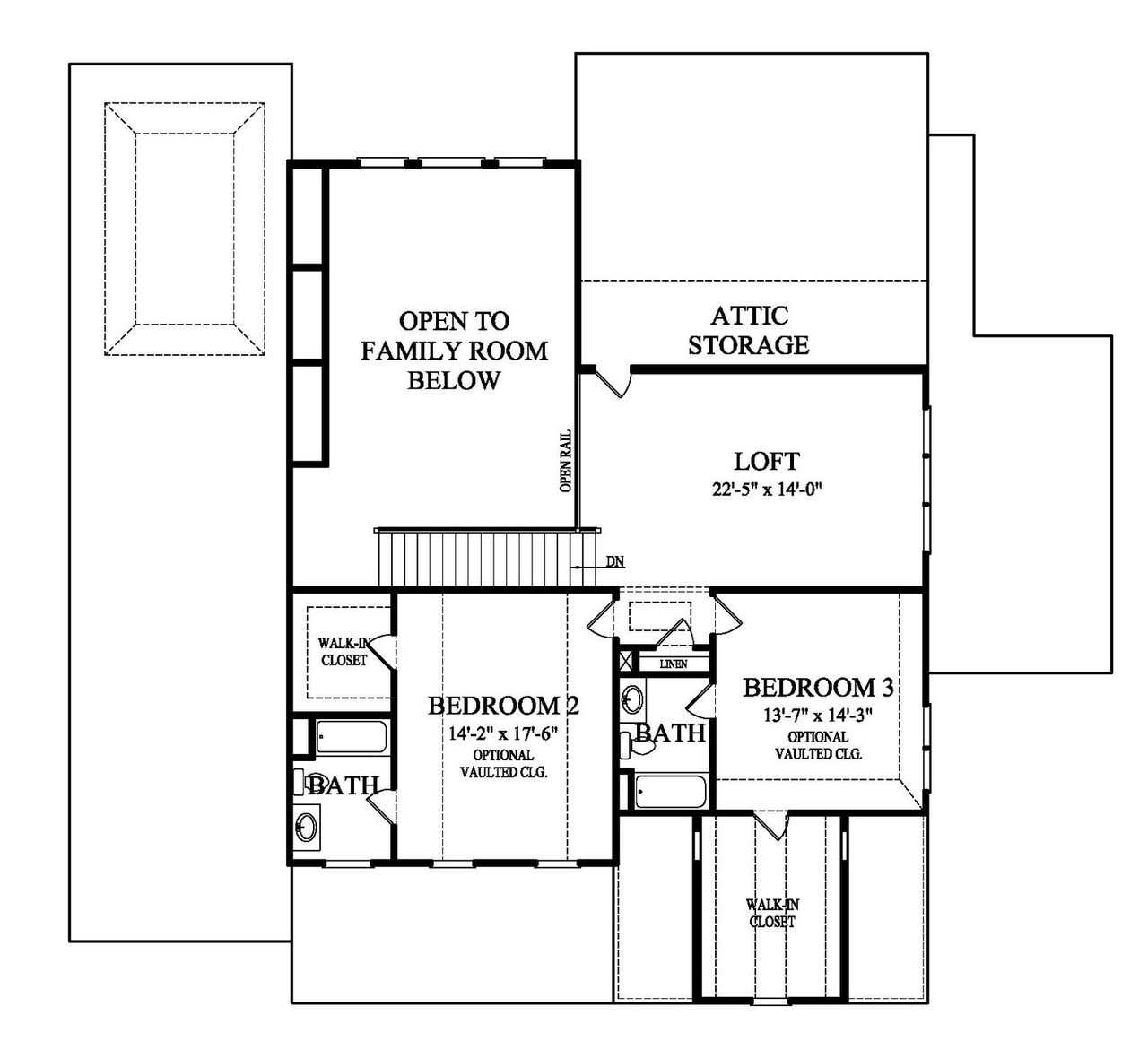 2D floor plan layout for the Manchester by Peachtree Residential in White Post on Lake Lanier, Gainesville, GA (Image 2).