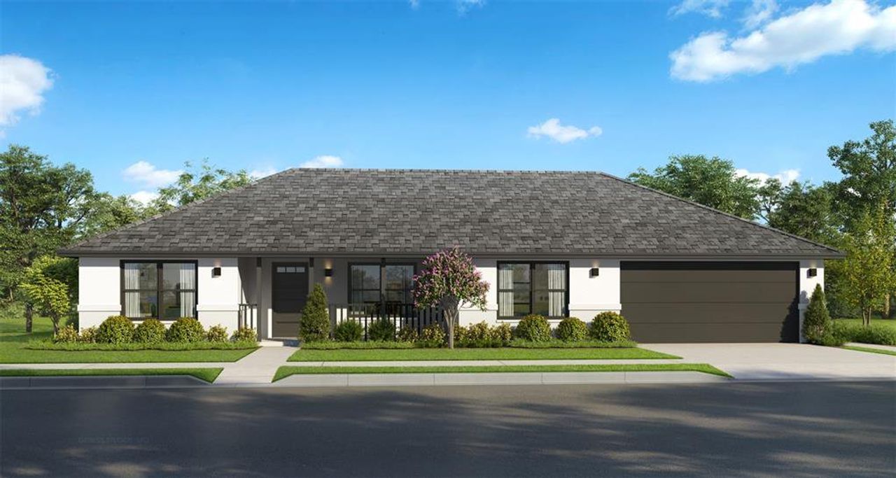 Front exterior of a new home in , Deland, FL, highlighting curb appeal (Image 2).