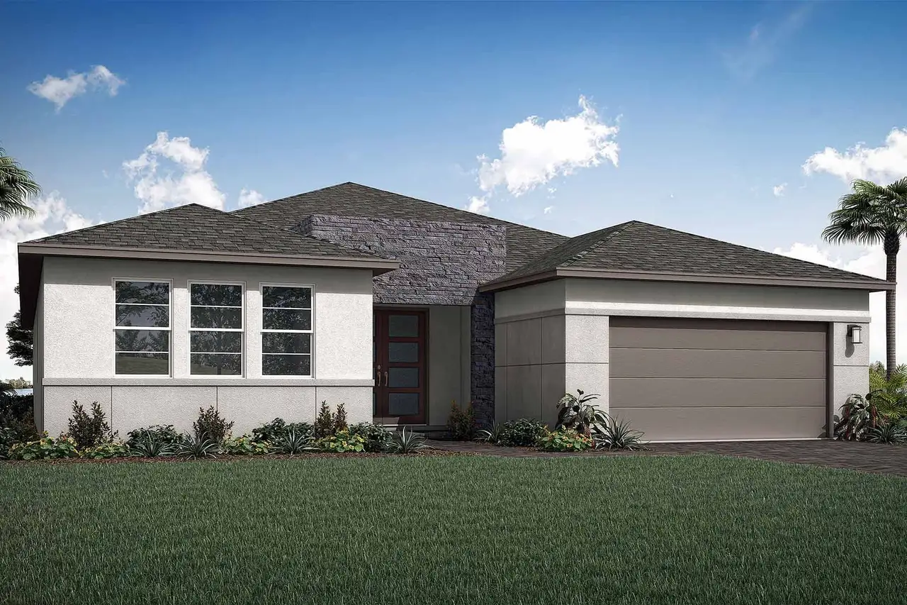 Representative exterior photo of a completed home built from the Capitol Reef by Mattamy Homes in Tradition, Port St. Lucie, FL (Image 2).