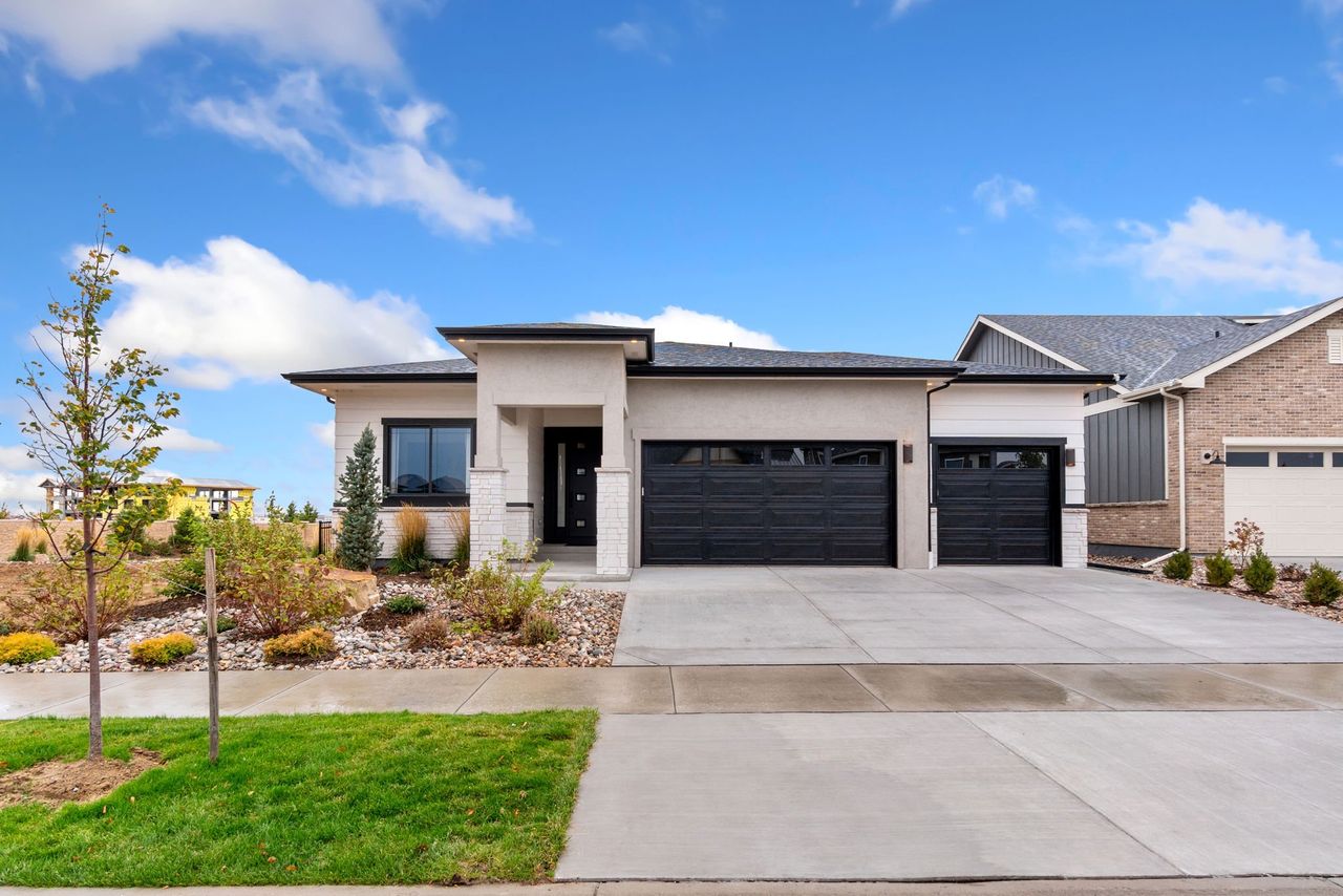 Representative exterior photo of a completed home built from the Sophia by Bridgewater Homes in Kitchel Lake, Timnath, CO (Image 2).