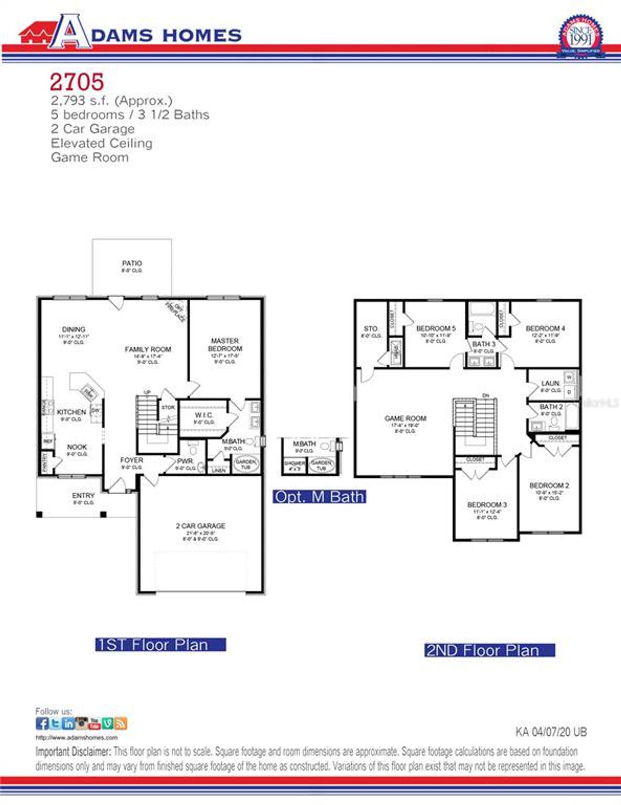 2D floor plan layout of this home in Country Way South, Newberry, FL (Image 2).