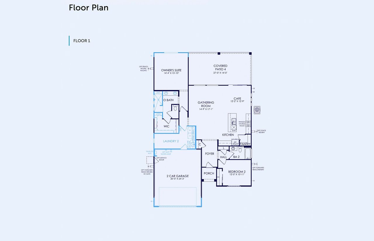 2D floor plan layout of this home in Sun City Anthem at Merrill Ranch, Florence, AZ (Image 2). 2D floor plan layout of this home in Sun City Anthem at Merrill Ranch, Florence, AZ (Image 2).