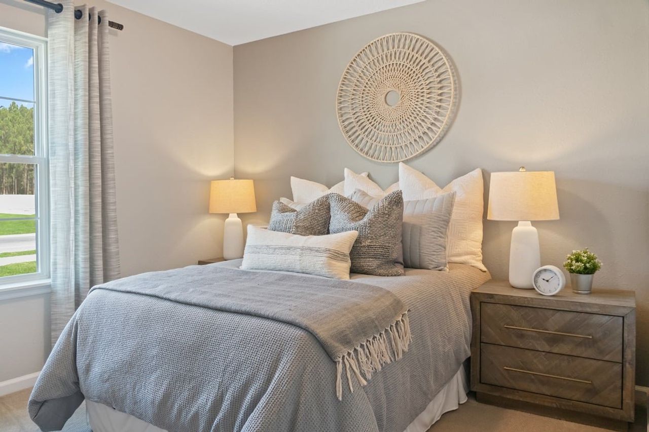 Furnished interior view inside a new home in Whiteview Village, Palm Coast (Image 2). Furnished interior view inside a new home in Whiteview Village, Palm Coast (Image 2).