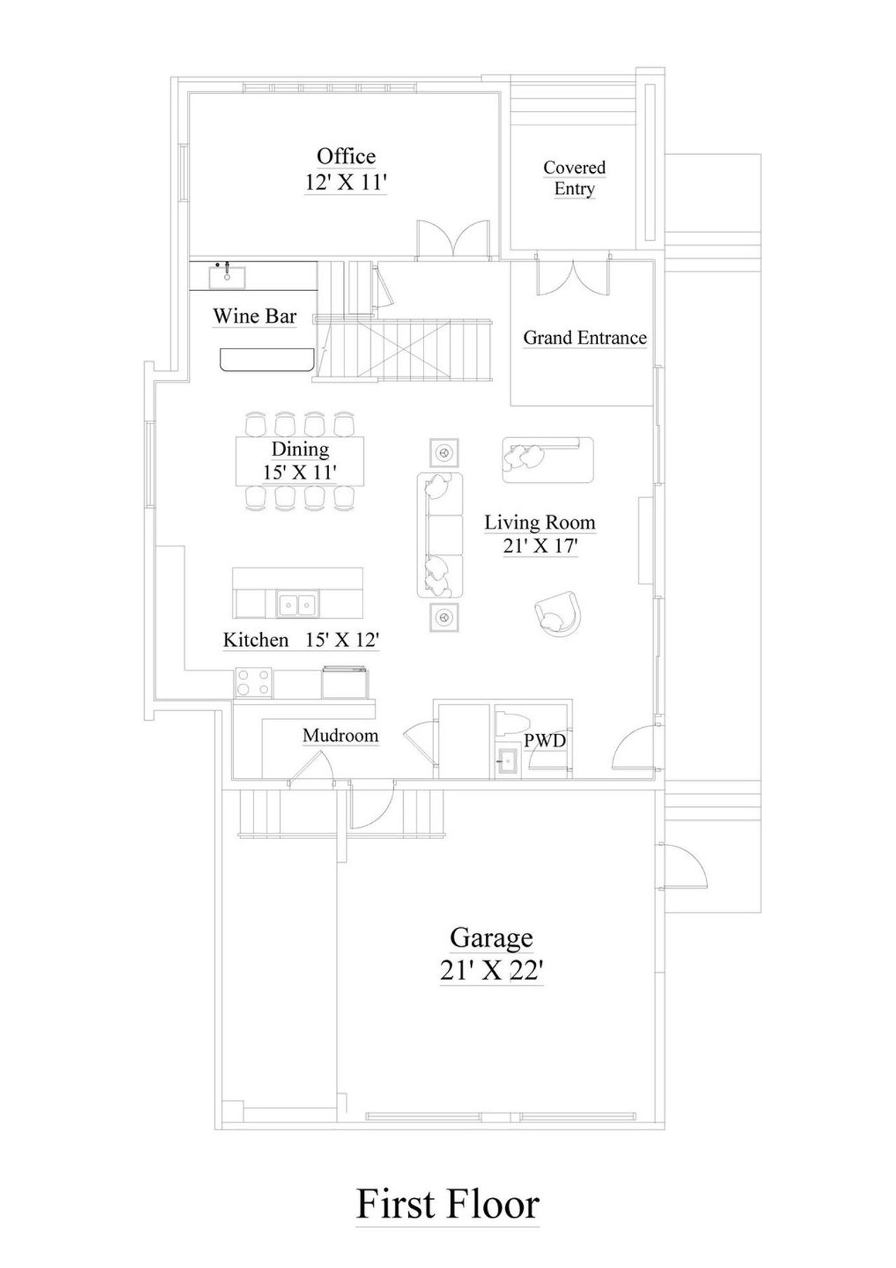 Image 2 representing the Milano by Arjen Homes LLC in South Tampa, Tampa, FL.