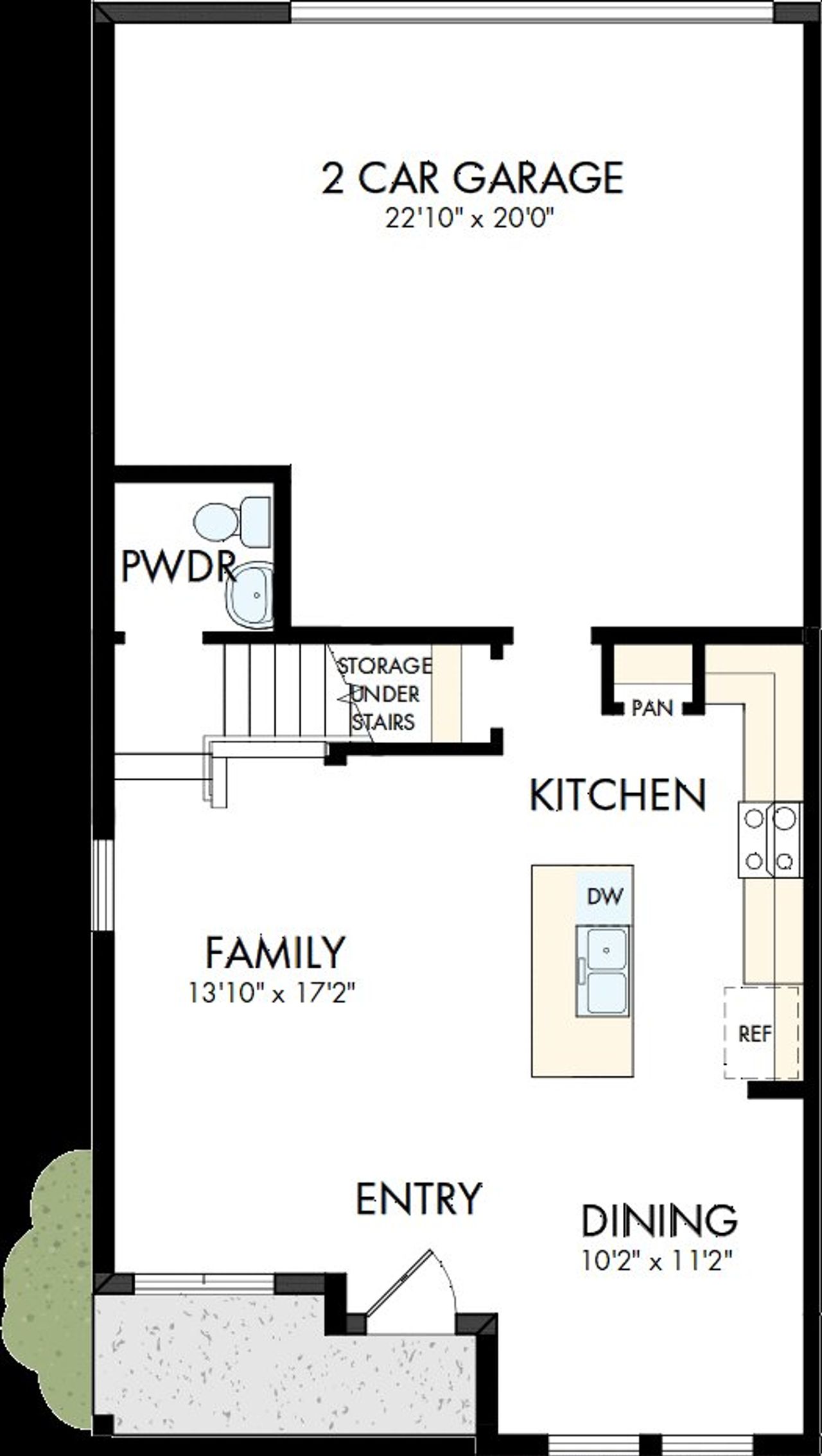 2D floor plan layout of this home in Emerald Landing at Waterside at Lakewood Ranch – Towns, Sarasota, FL (Image 2). 2D floor plan layout of this home in Emerald Landing at Waterside at Lakewood Ranch – Towns, Sarasota, FL (Image 2).