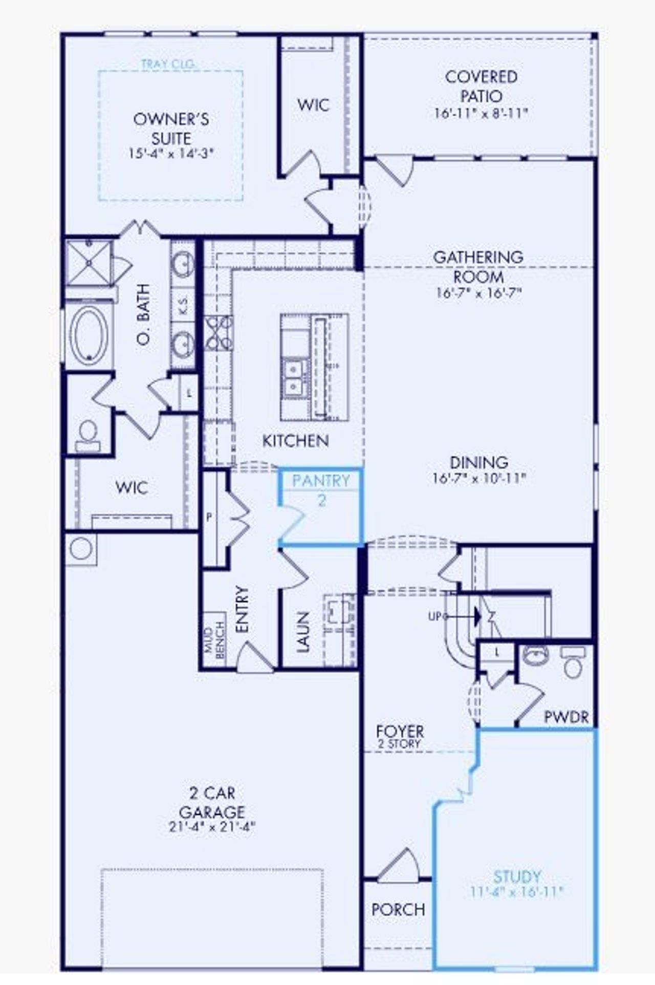 2D floor plan layout of this home in Lago Mar, Texas City, TX (Image 2).