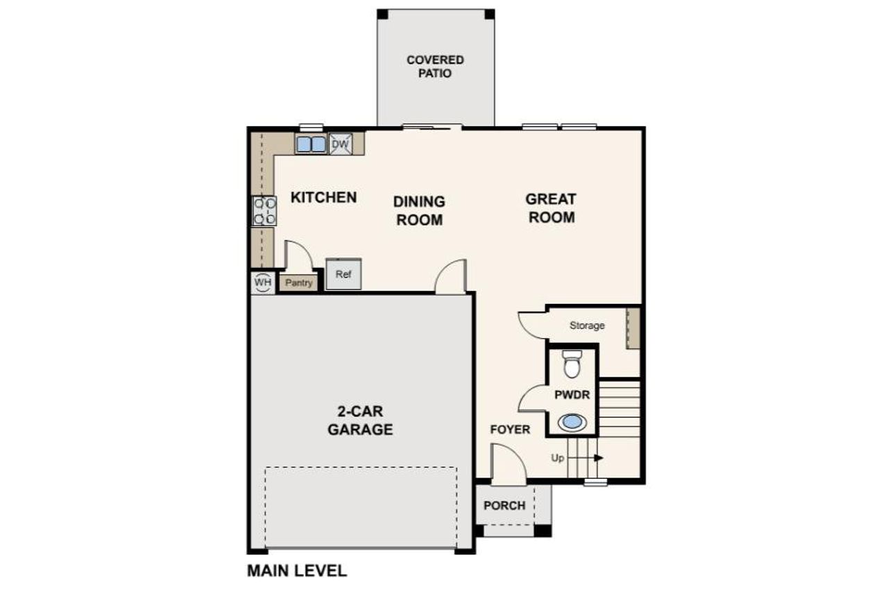 2D floor plan layout for the Hawkeye by Century Complete in Rancho Mirage Estates, Maricopa, AZ (Image 2). 2D floor plan layout for the Hawkeye by Century Complete in Rancho Mirage Estates, Maricopa, AZ (Image 2).