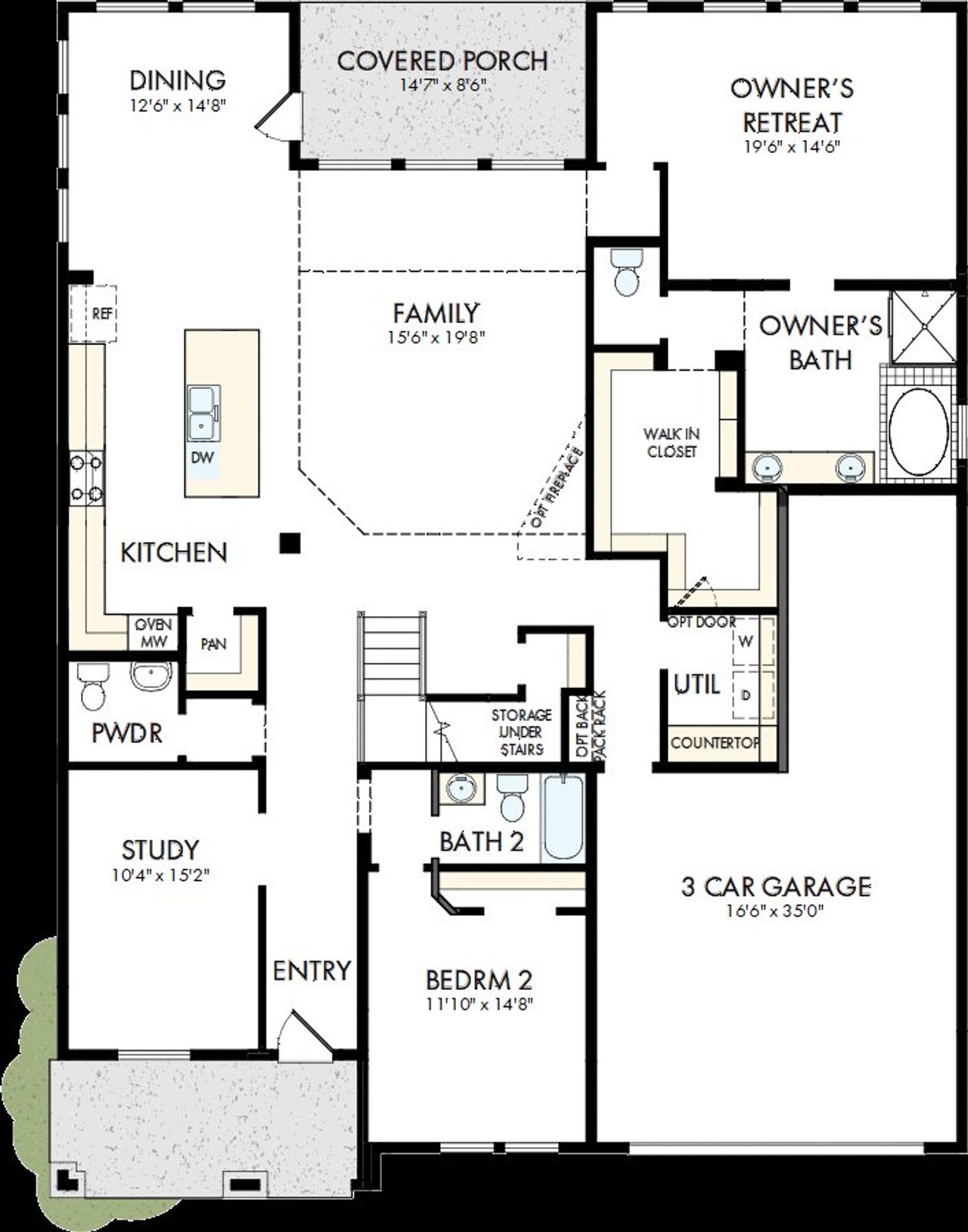 2D floor plan layout of this home in Myrtle Creek, Waxahachie, TX (Image 2). 2D floor plan layout of this home in Myrtle Creek, Waxahachie, TX (Image 2).