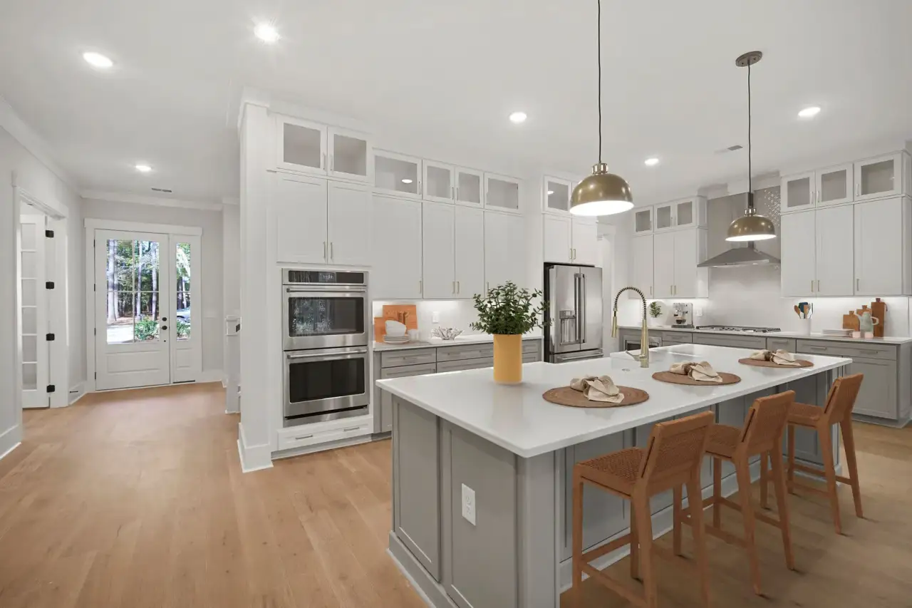 Furnished interior view inside a new home in Kingswood Cottages, Clemson (Image 2).