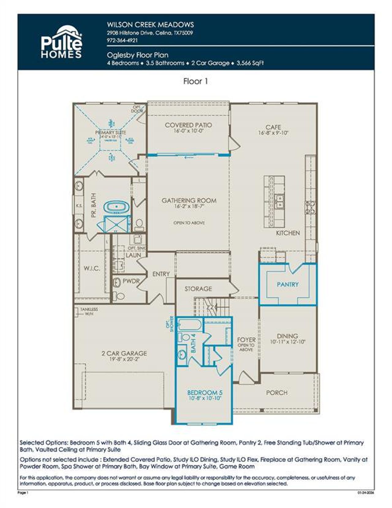 Oglesby Floorplan *Model representation* Oglesby Floorplan *Model representation*