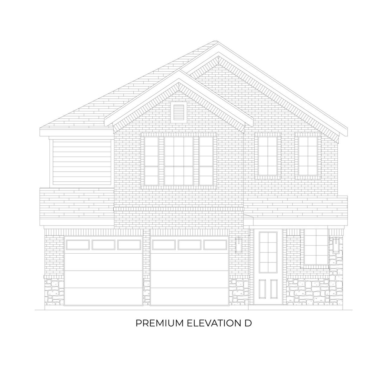 Representative rendering of the exterior for the Truman Select F by First Texas Homes (Image 2).