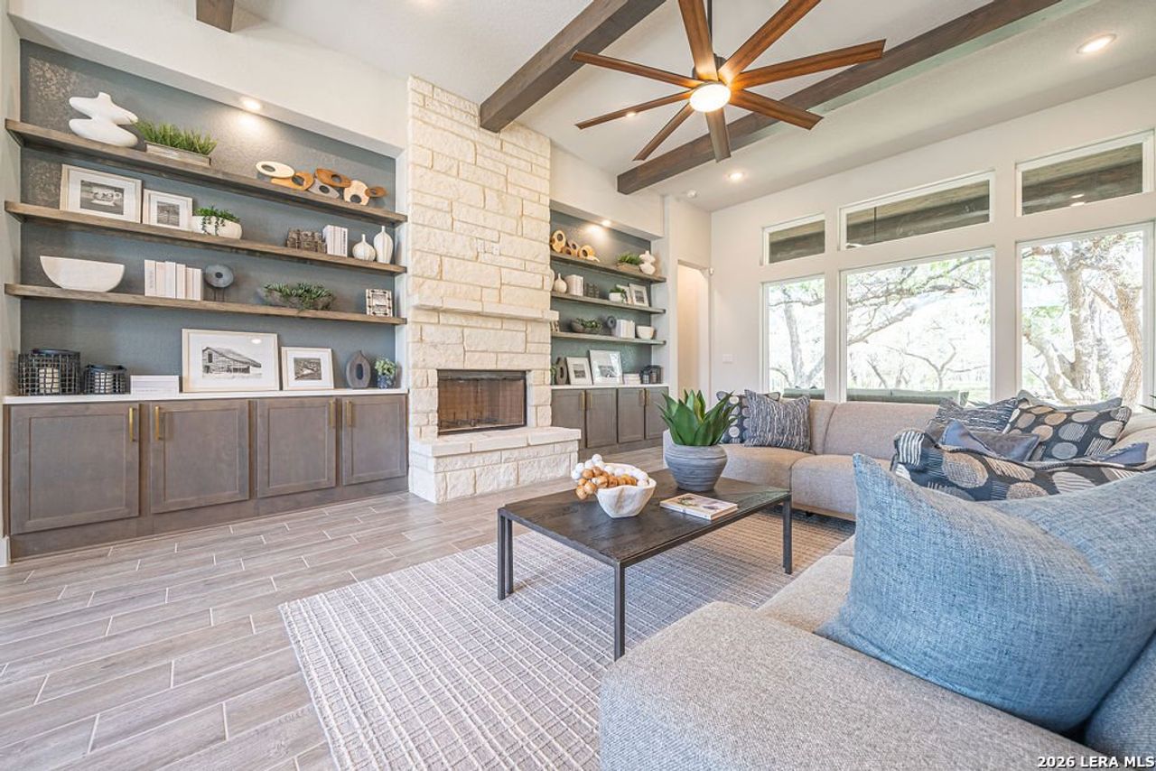 Furnished interior view inside a new home in , Floresville (Image 2).