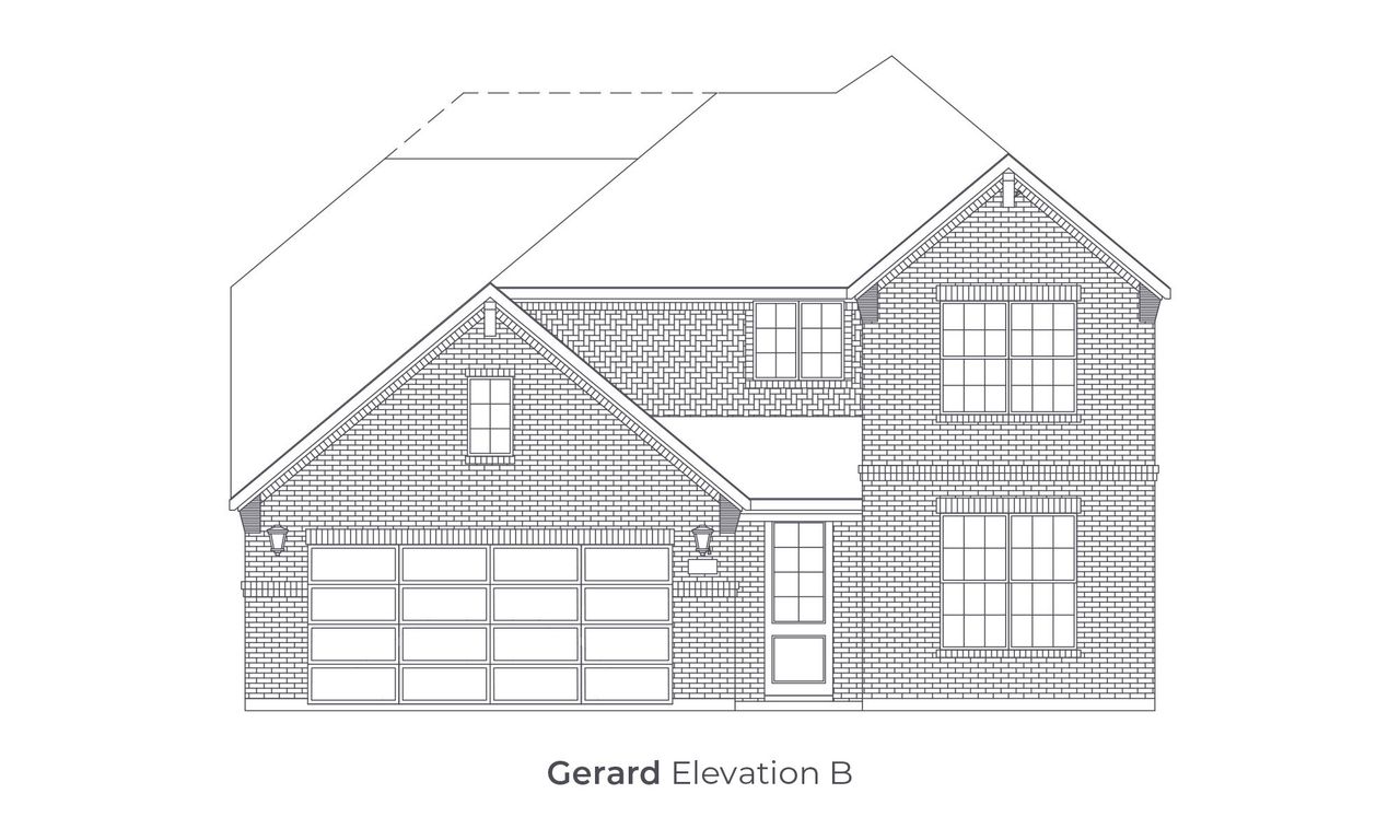 Representative rendering of the exterior for the Gerard II by Taft Homes (Image 2).