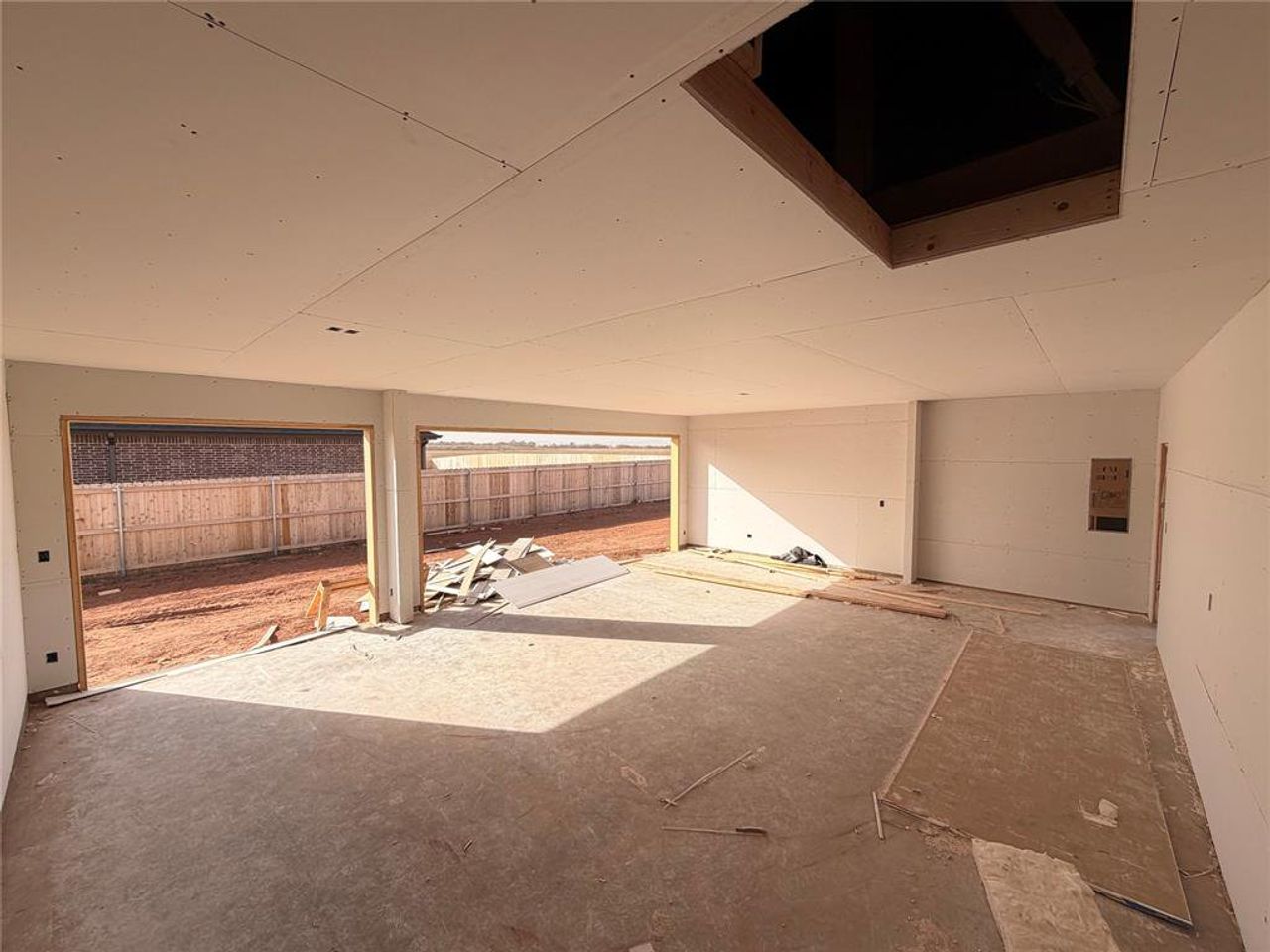 In-progress construction of a new home in , Abilene, TX (Image 2).