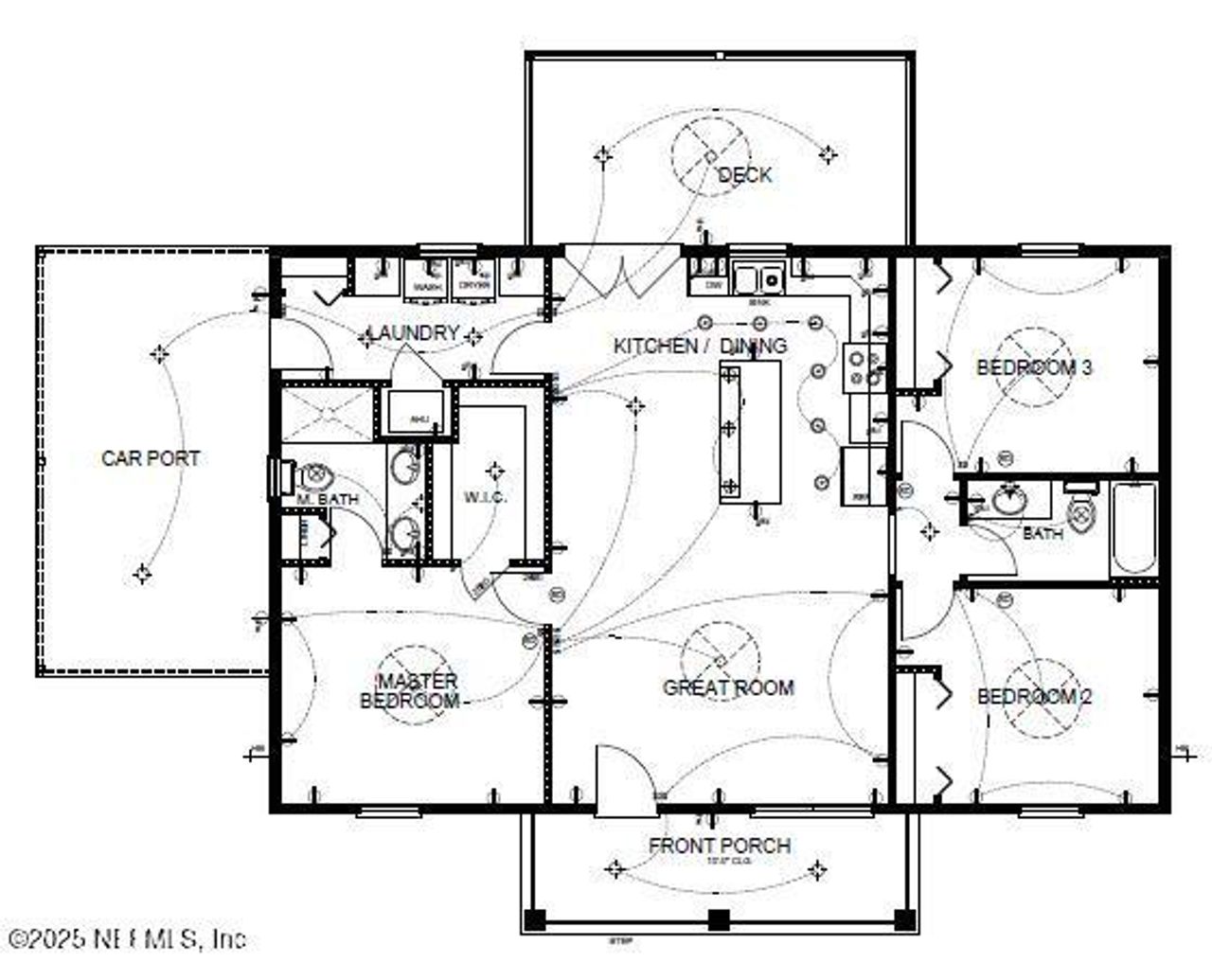 2D floor plan layout of this home in , Palatka, FL (Image 2). 2D floor plan layout of this home in , Palatka, FL (Image 2).