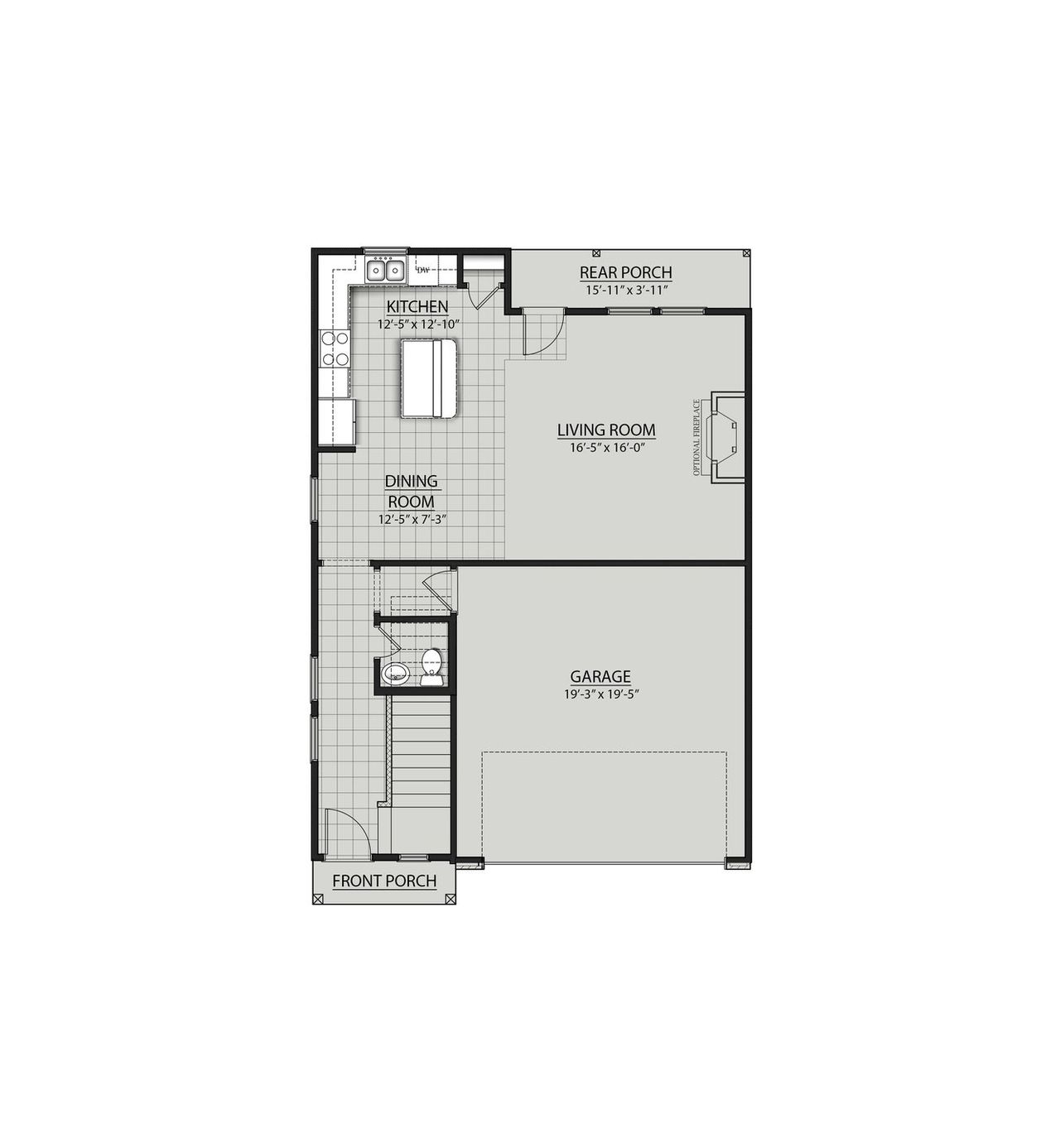2D floor plan layout for the Comet II G by DSLD Homes in Highland Reserve, Springfield, TN (Image 2). 2D floor plan layout for the Comet II G by DSLD Homes in Highland Reserve, Springfield, TN (Image 2).