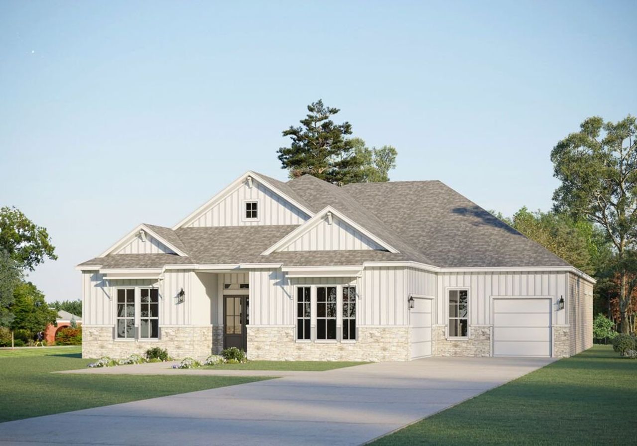 Representative exterior photo of a completed home built from the The Bluebonnet by GFO Home in Feathergrass, Florence, TX (Image 2).