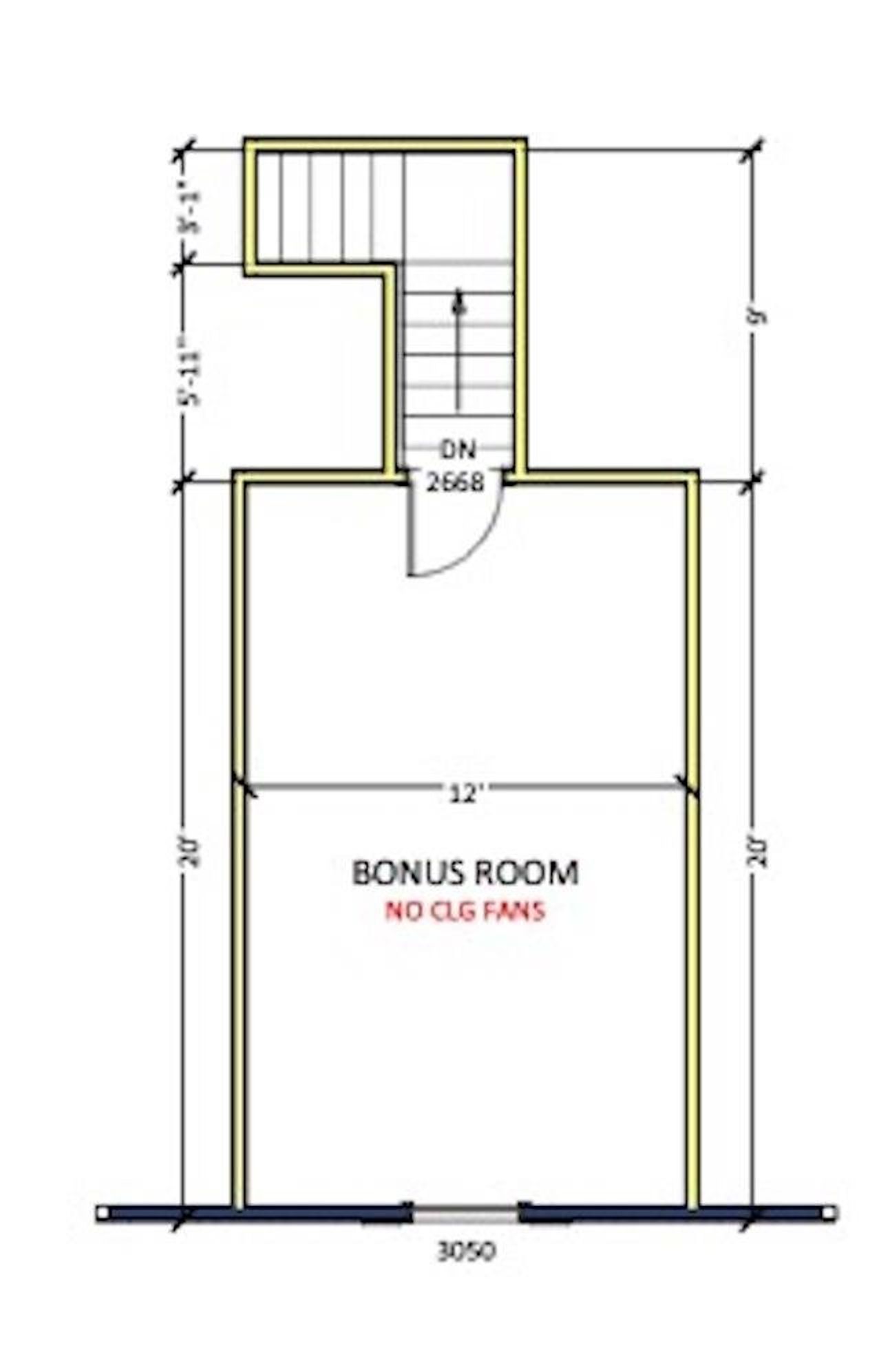 2D floor plan layout of this home in Alverson Farms, Inman, SC (Image 2).