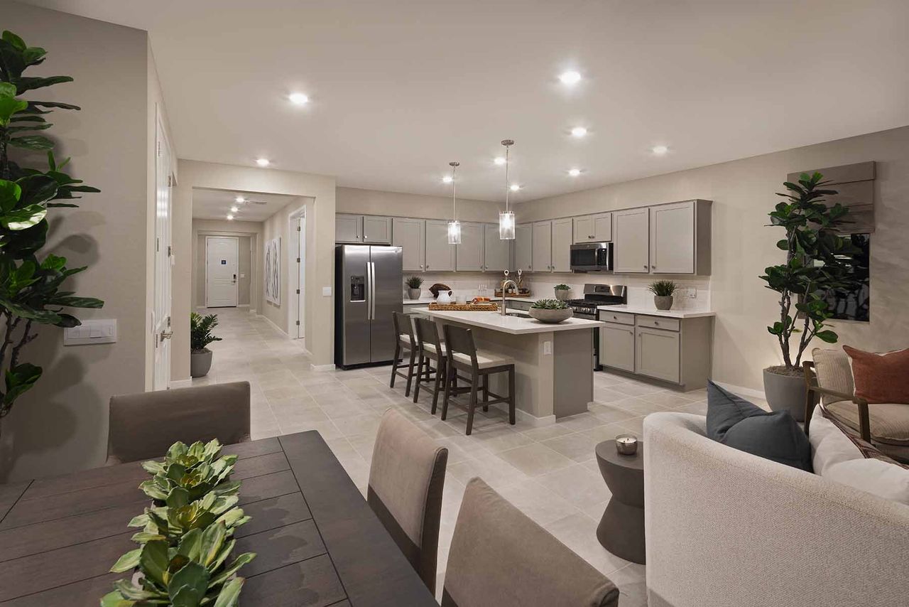Furnished interior view inside a new home in The Residences Collection at Frontera, Surprise (Image 2).