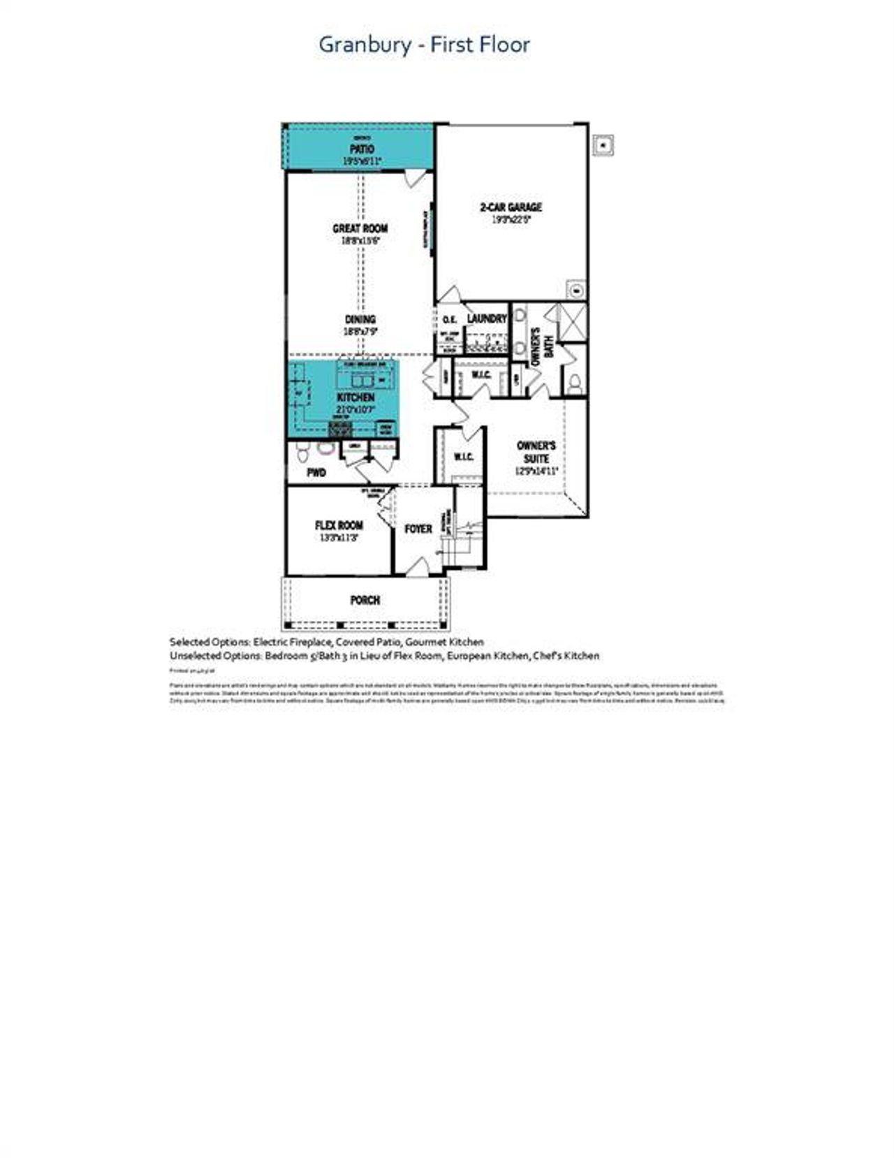 Granbury - First Floor