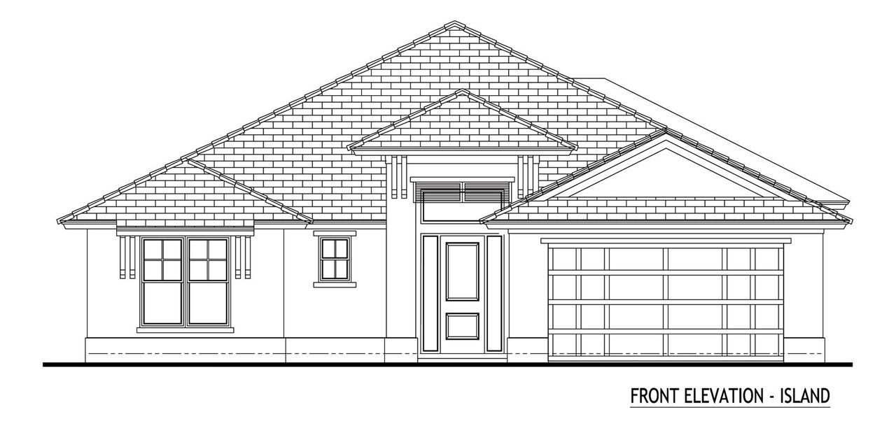 Representative exterior photo of a completed home built from the Fraser by GHO Homes in Raven's Landing, Vero Beach, FL (Image 2).