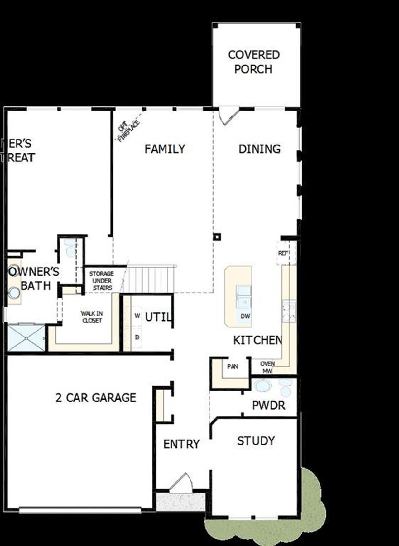 2D floor plan layout of this home in Creekshaw – Classic, Royse City, TX (Image 2). 2D floor plan layout of this home in Creekshaw – Classic, Royse City, TX (Image 2).