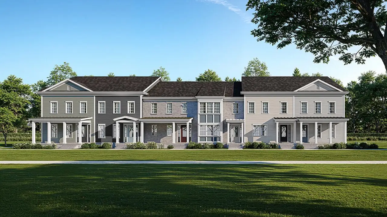 Front exterior of a new home in Burkitt Ridge, Cane Ridge, TN, highlighting curb appeal (Image 2).