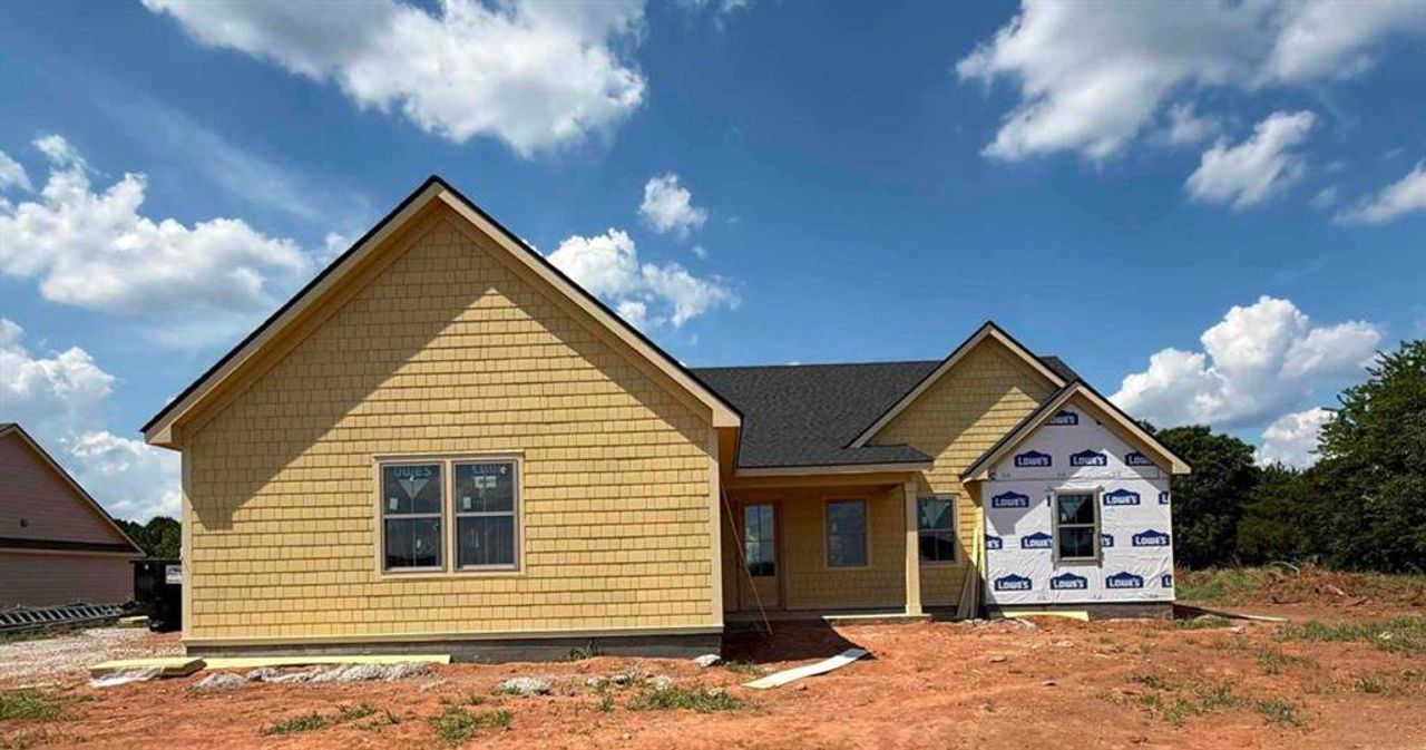 In-progress construction of a new home in , Madison, GA (Image 2).