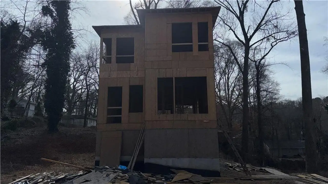 In-progress construction of a new home in , Atlanta, GA (Image 2). In-progress construction of a new home in , Atlanta, GA (Image 2).