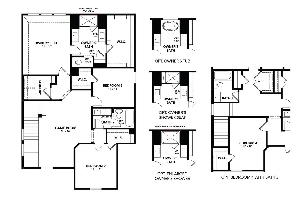 2D floor plan layout for the Legend by Brightland Homes in Walden Pond, Forney, TX (Image 2). 2D floor plan layout for the Legend by Brightland Homes in Walden Pond, Forney, TX (Image 2).