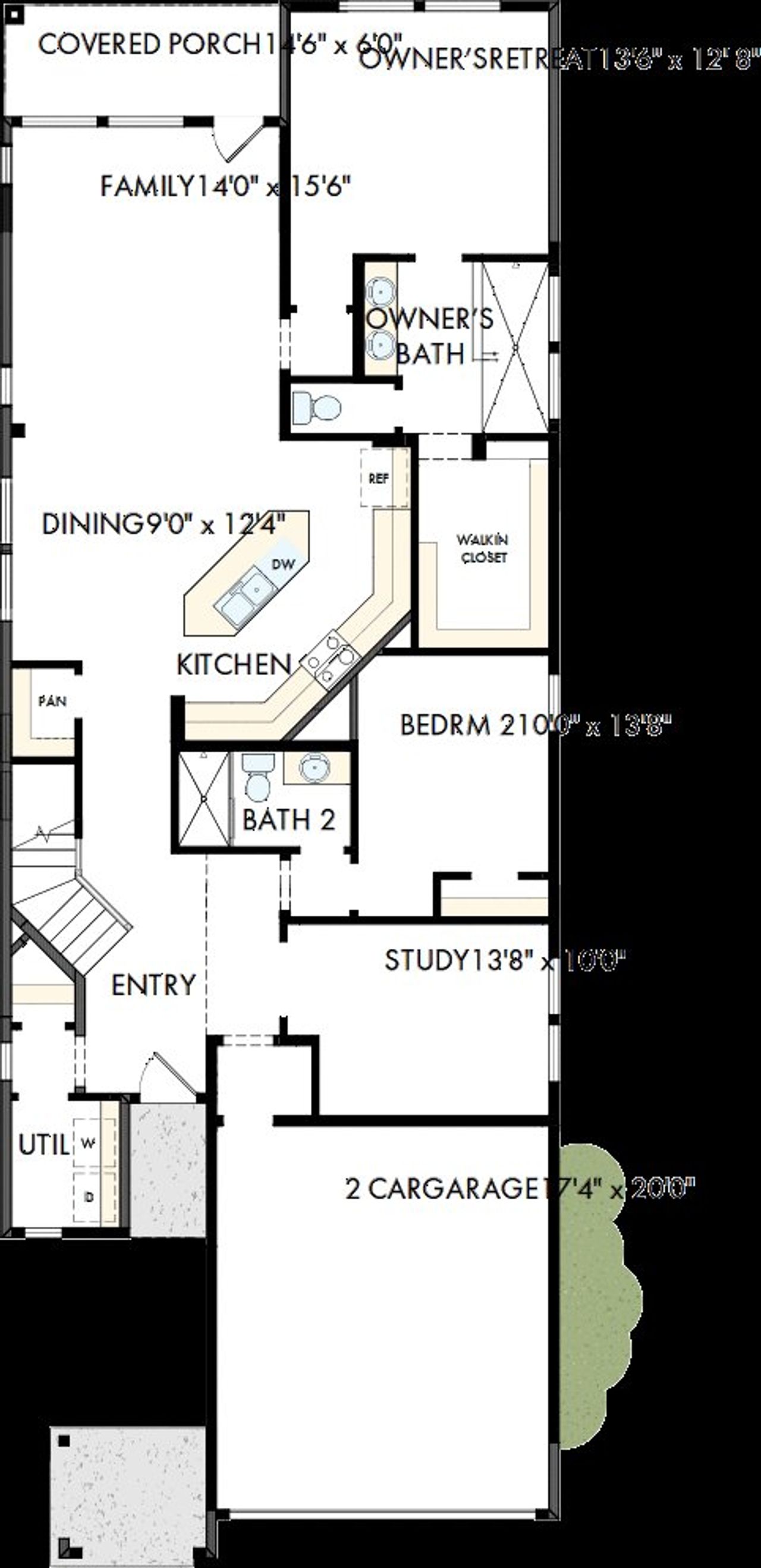 2D floor plan layout of this home in The Grand Prairie - Meadow Collection, Hockley, TX (Image 2). 2D floor plan layout of this home in The Grand Prairie - Meadow Collection, Hockley, TX (Image 2).