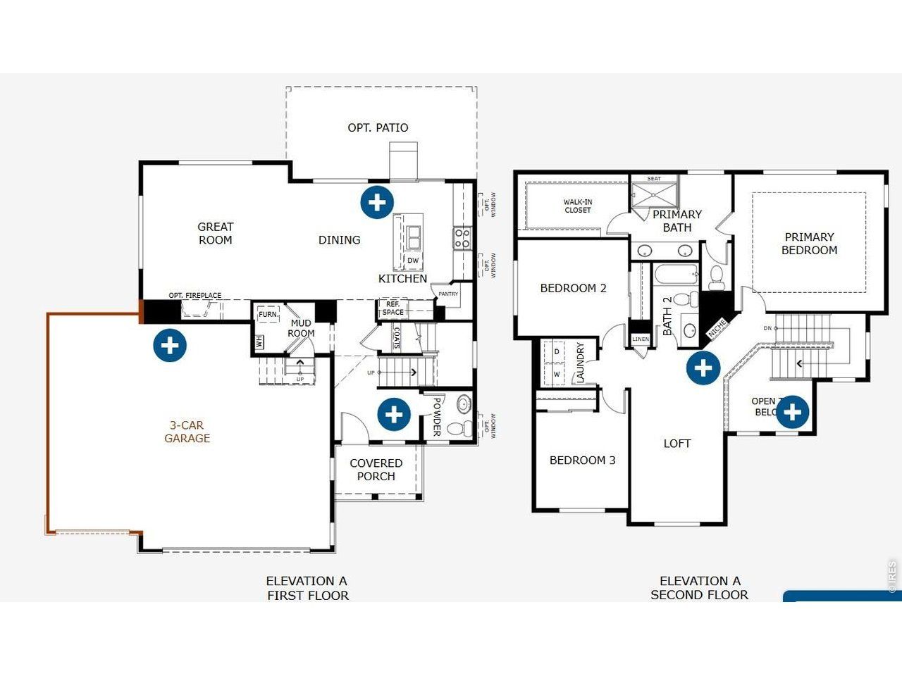 2D floor plan layout of this home in Cherry Meadows, Brighton, CO (Image 2).