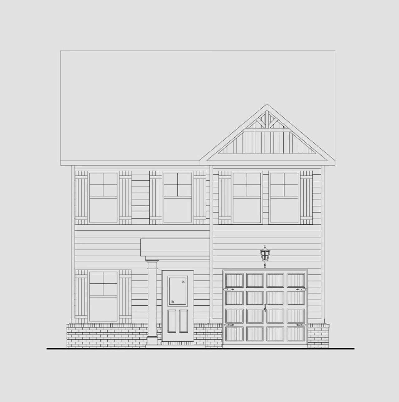 Representative exterior photo of a completed home built from the Bristol - Townhomes by Dream Finders Homes in Carolina, Palmetto, GA (Image 2). Representative exterior photo of a completed home built from the Bristol - Townhomes by Dream Finders Homes in Carolina, Palmetto, GA (Image 2).