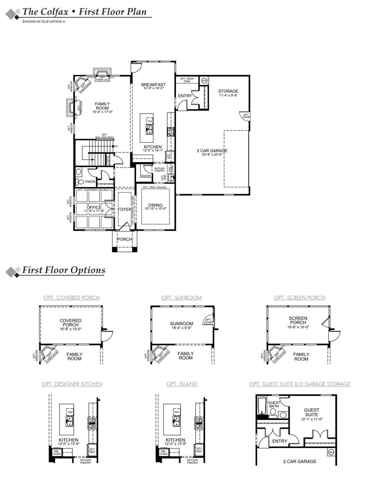 2D floor plan layout of this home in Robinson Oaks, Gastonia, NC (Image 2).