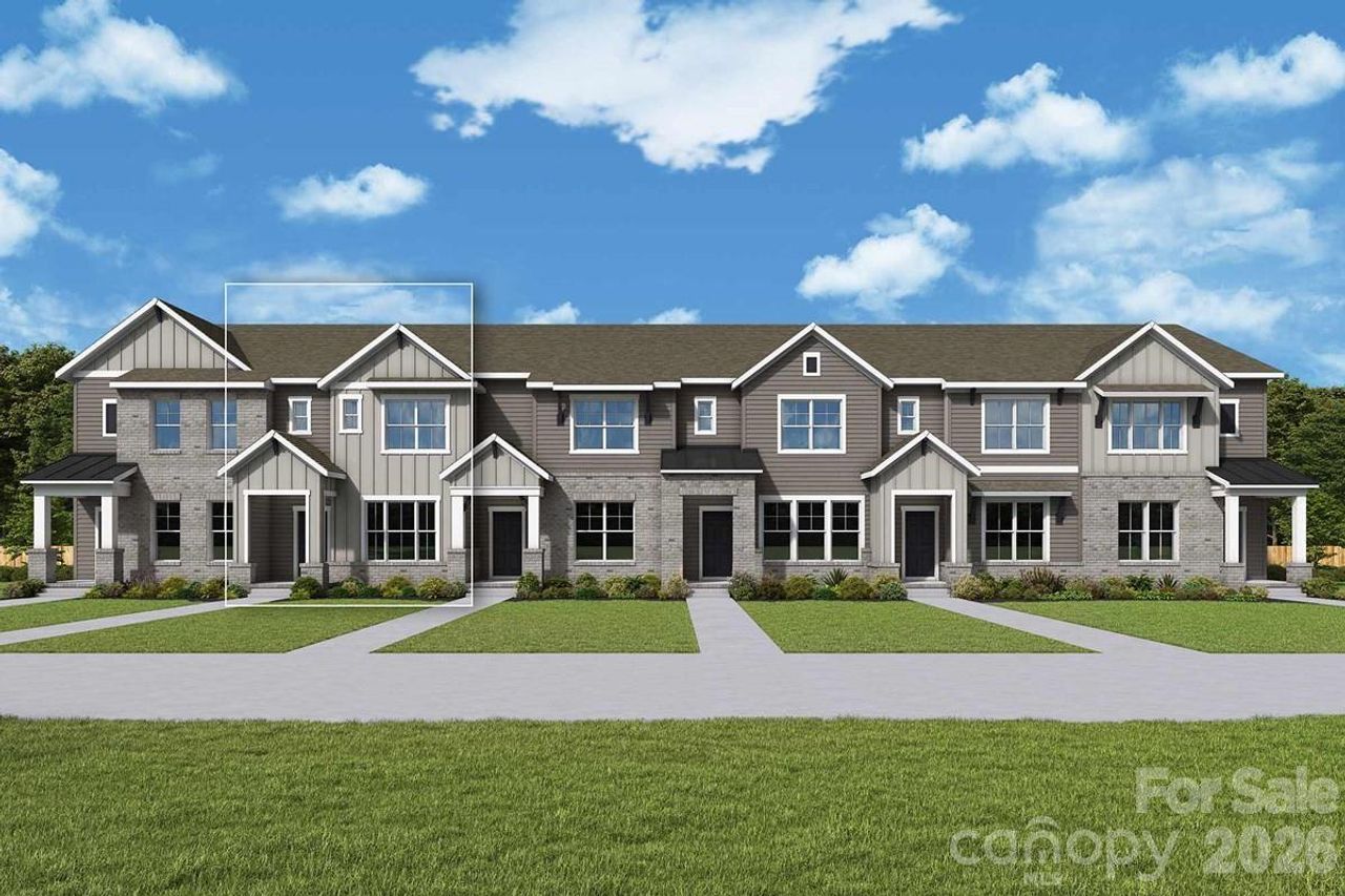 Front exterior of a new home in Hardy Pond, Rock Hill, SC, highlighting curb appeal (Image 2).