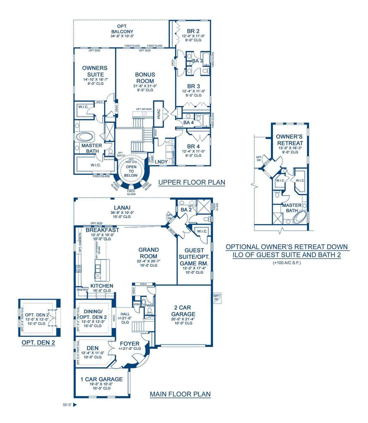 2D floor plan layout for the Madeira III by Homes by WestBay in Triple Creek, Riverview, FL (Image 2).