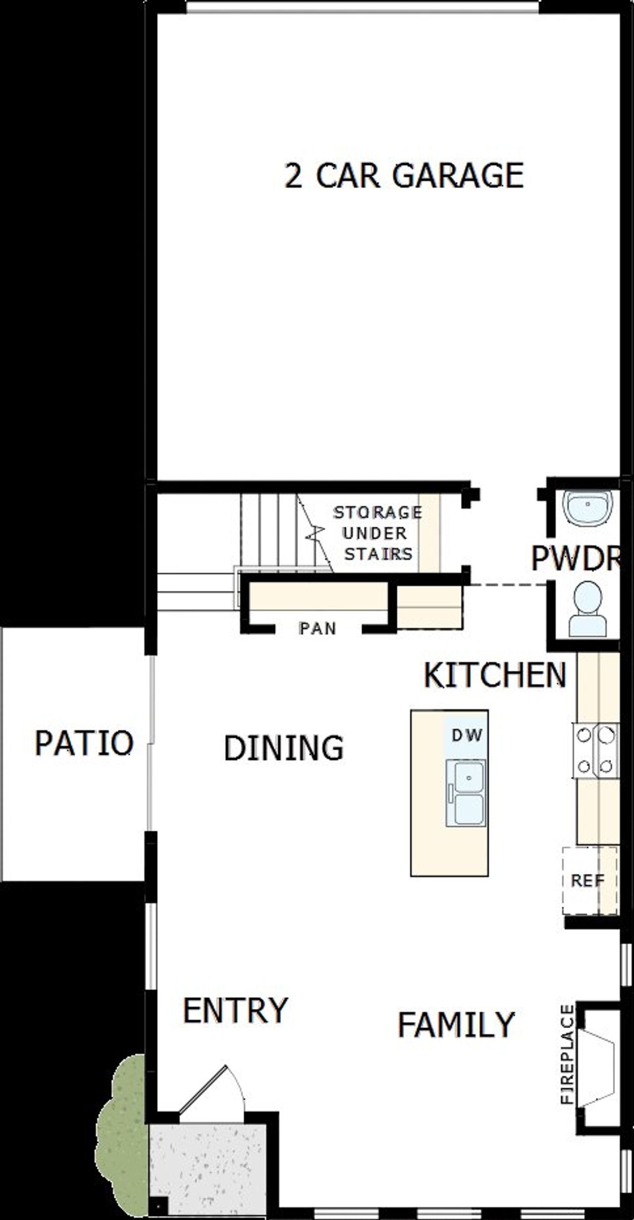 2D floor plan layout of this home in Revel Crossing at Wolf Ranch – The Ascent Collection, Colorado Springs, CO (Image 2). 2D floor plan layout of this home in Revel Crossing at Wolf Ranch – The Ascent Collection, Colorado Springs, CO (Image 2).