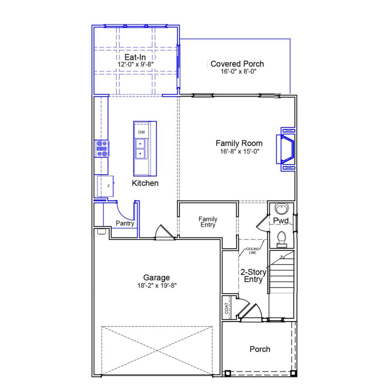 2D floor plan layout of this home in Lakeside Saluda, Greenville, SC (Image 2). 2D floor plan layout of this home in Lakeside Saluda, Greenville, SC (Image 2).