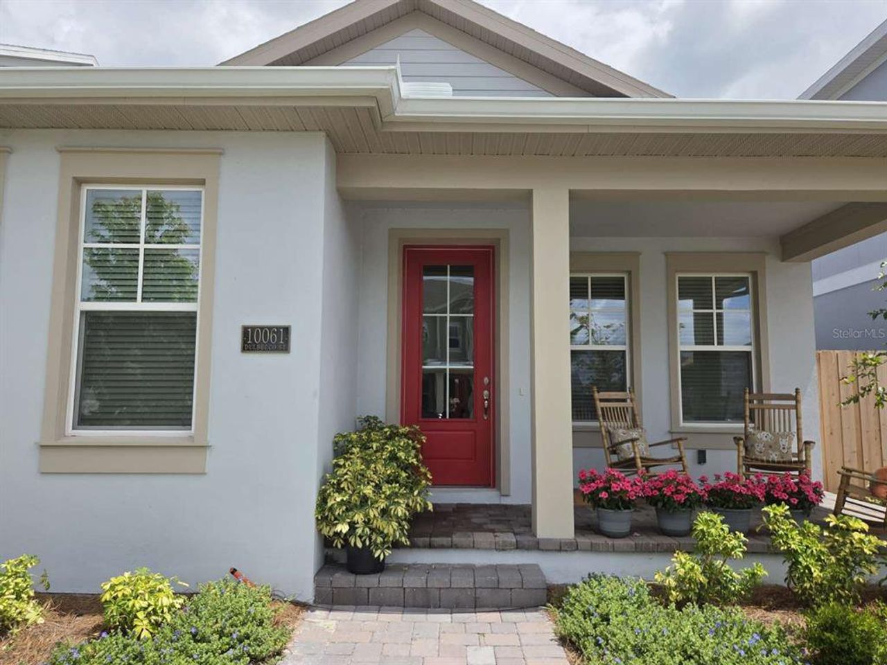 Exterior details and patio area of a home in Laureate Park at Lake Nona, Orlando (Image 2).